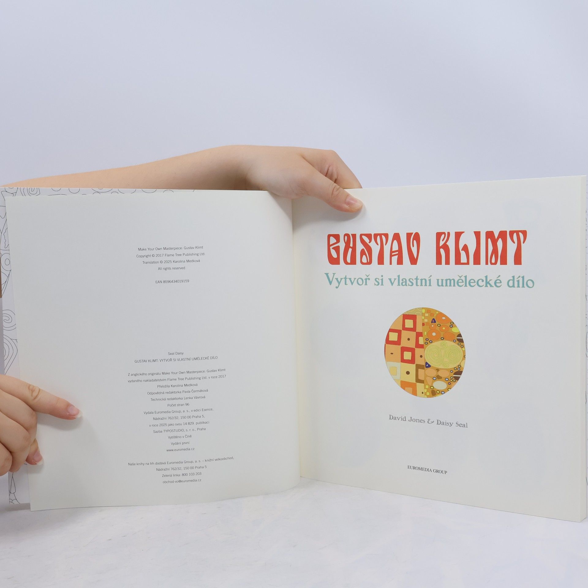 David Jones Gustav Klimt. Vytvoř si vlastní umělecké dílo