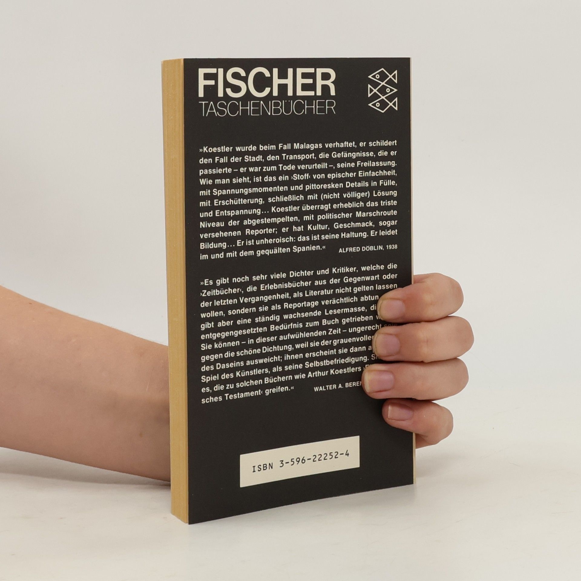 Arthur Koestler Ein spanisches Testament