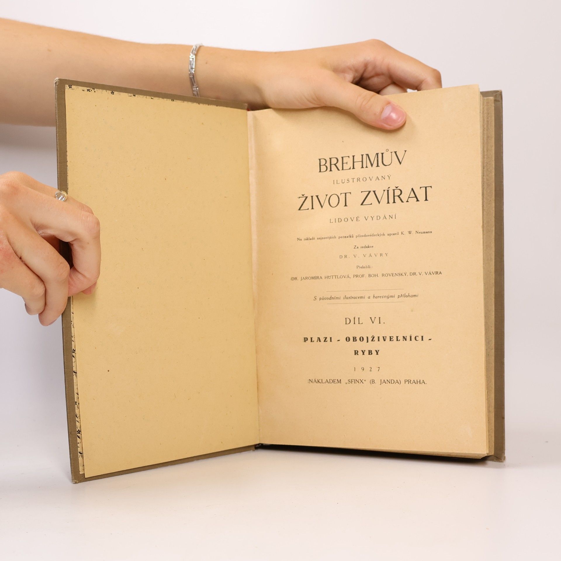 Alfred Edmund Brehm Brehmův ilustrovaný život zvířat VI. Plazi, obojživelníci, ryby
