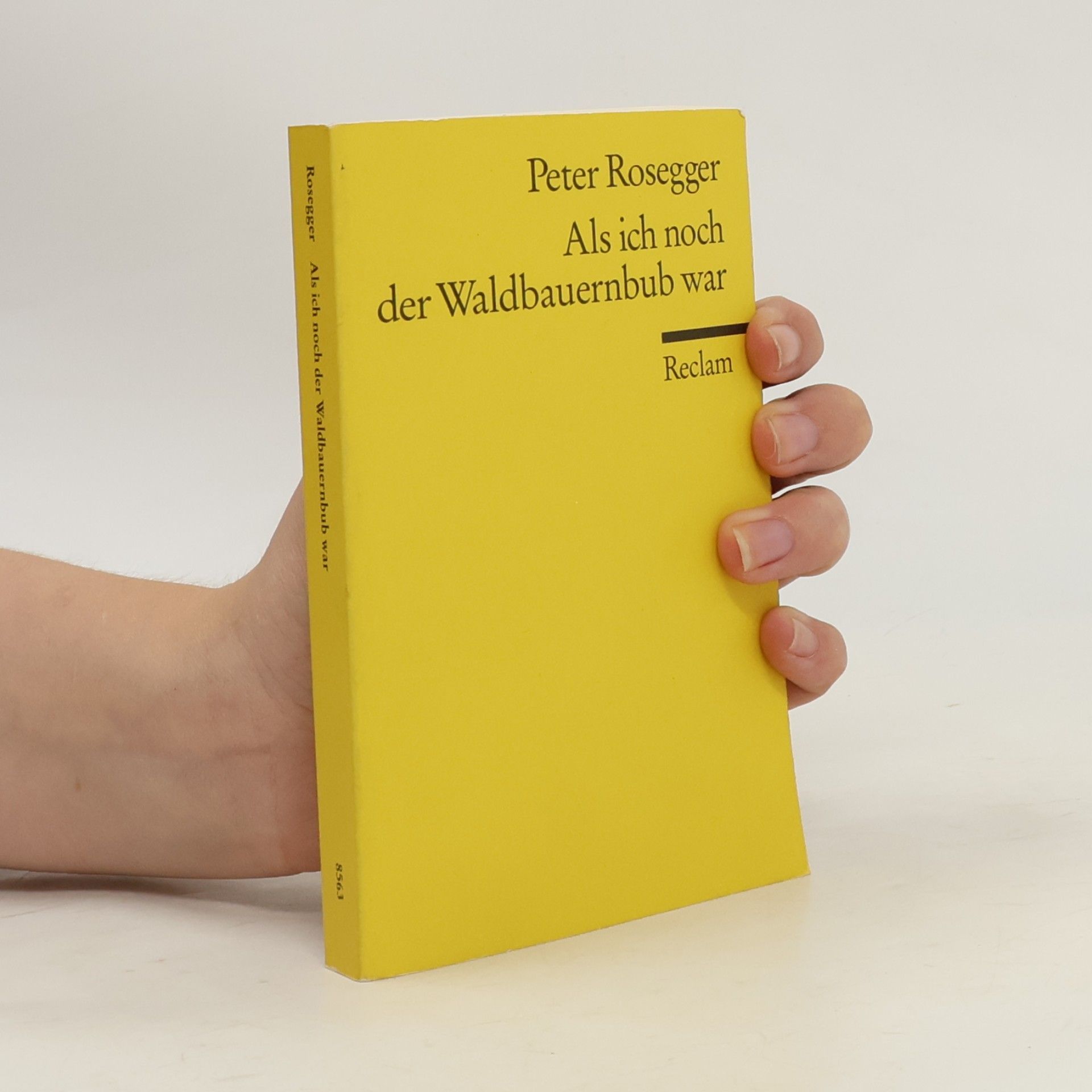 Peter Rosegger Als ich noch der Waldbauernbub war