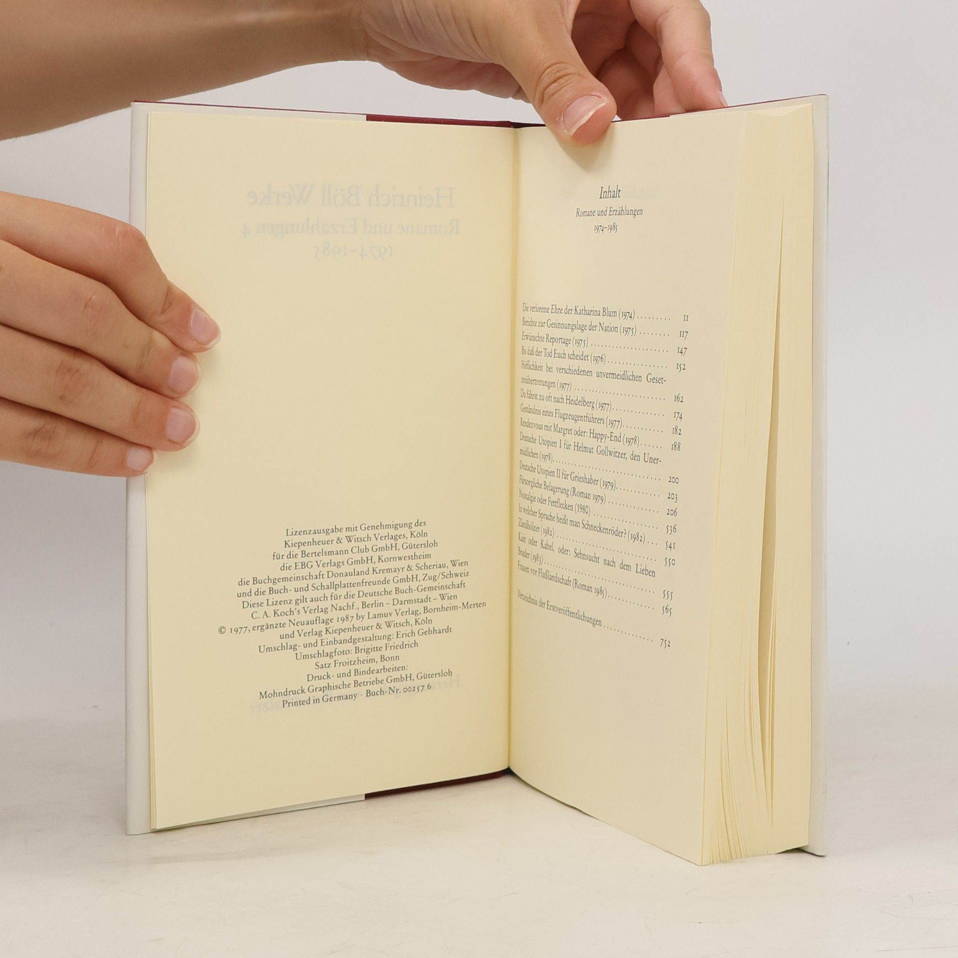 Heinrich Böll Werke Romane und Erzählungen 4