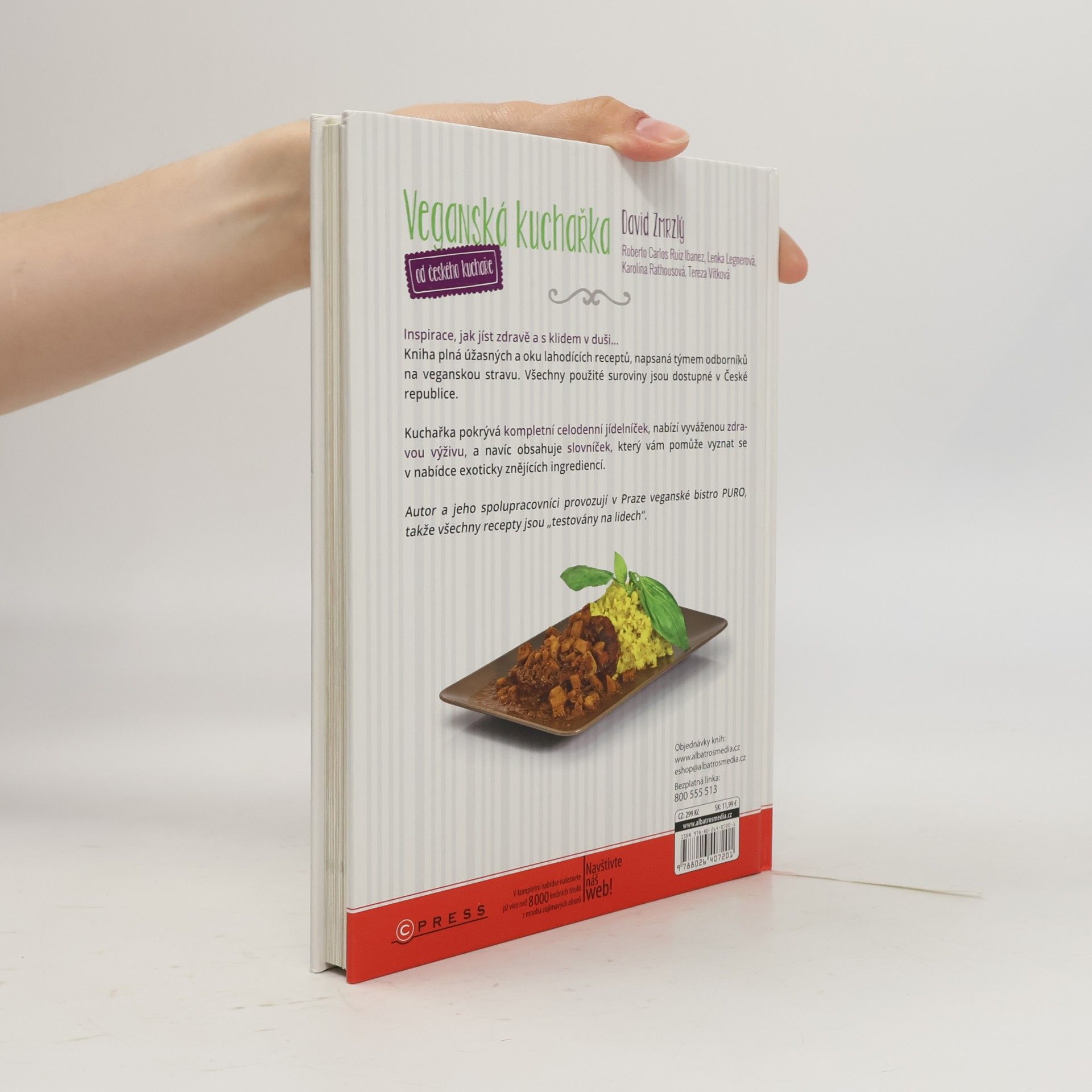 David Zmrzlý Veganská kuchařka: Od českého kuchaře