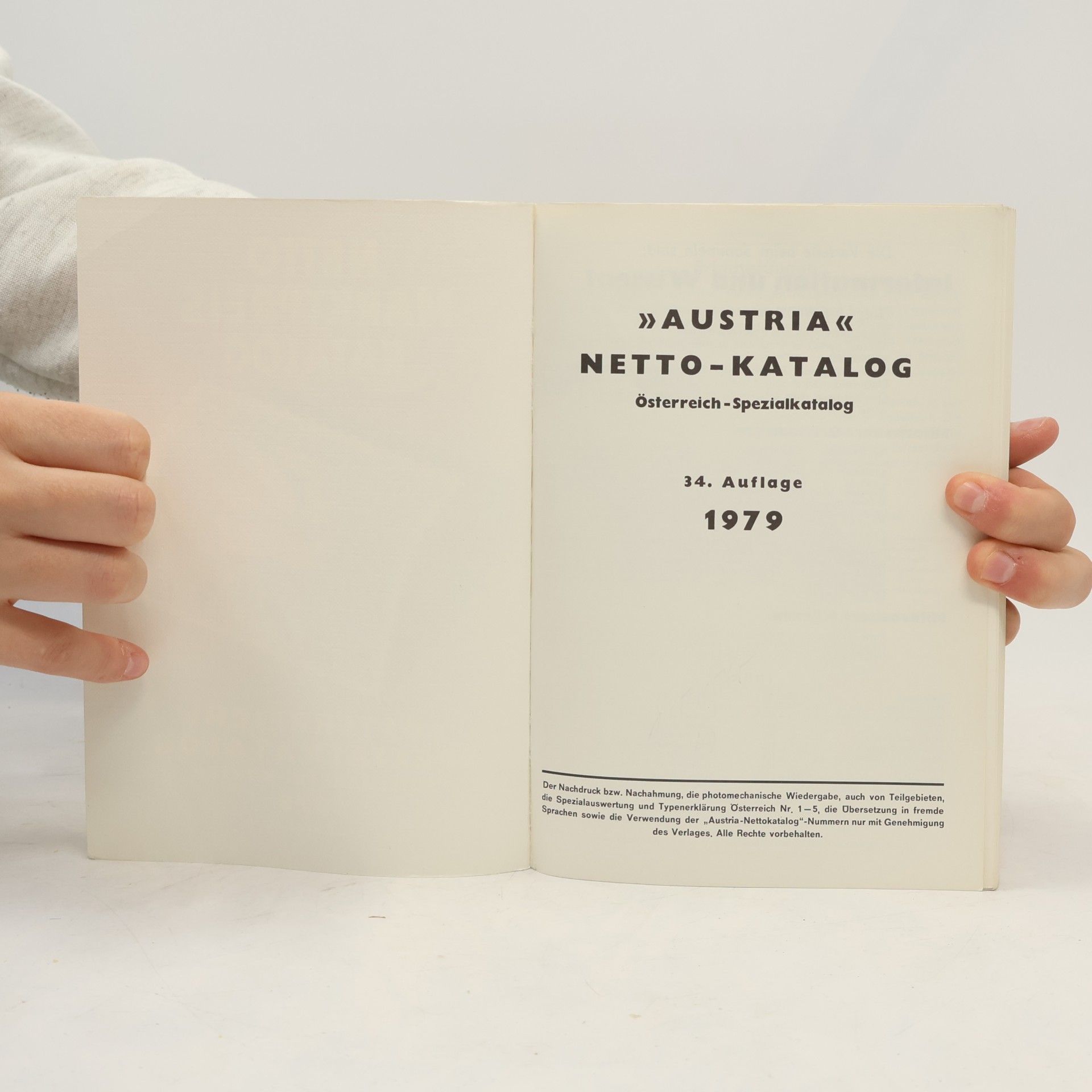 kolektiv Österreich-Spezialkatalog Briefmarken - Münzen 1979