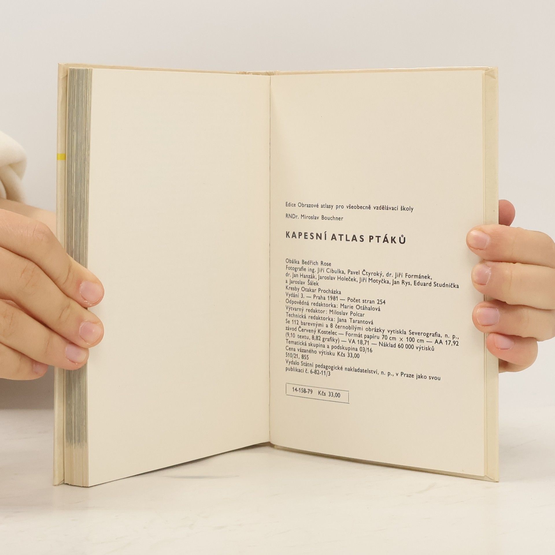 Miroslav Bouchner Kapesní atlas ptáků