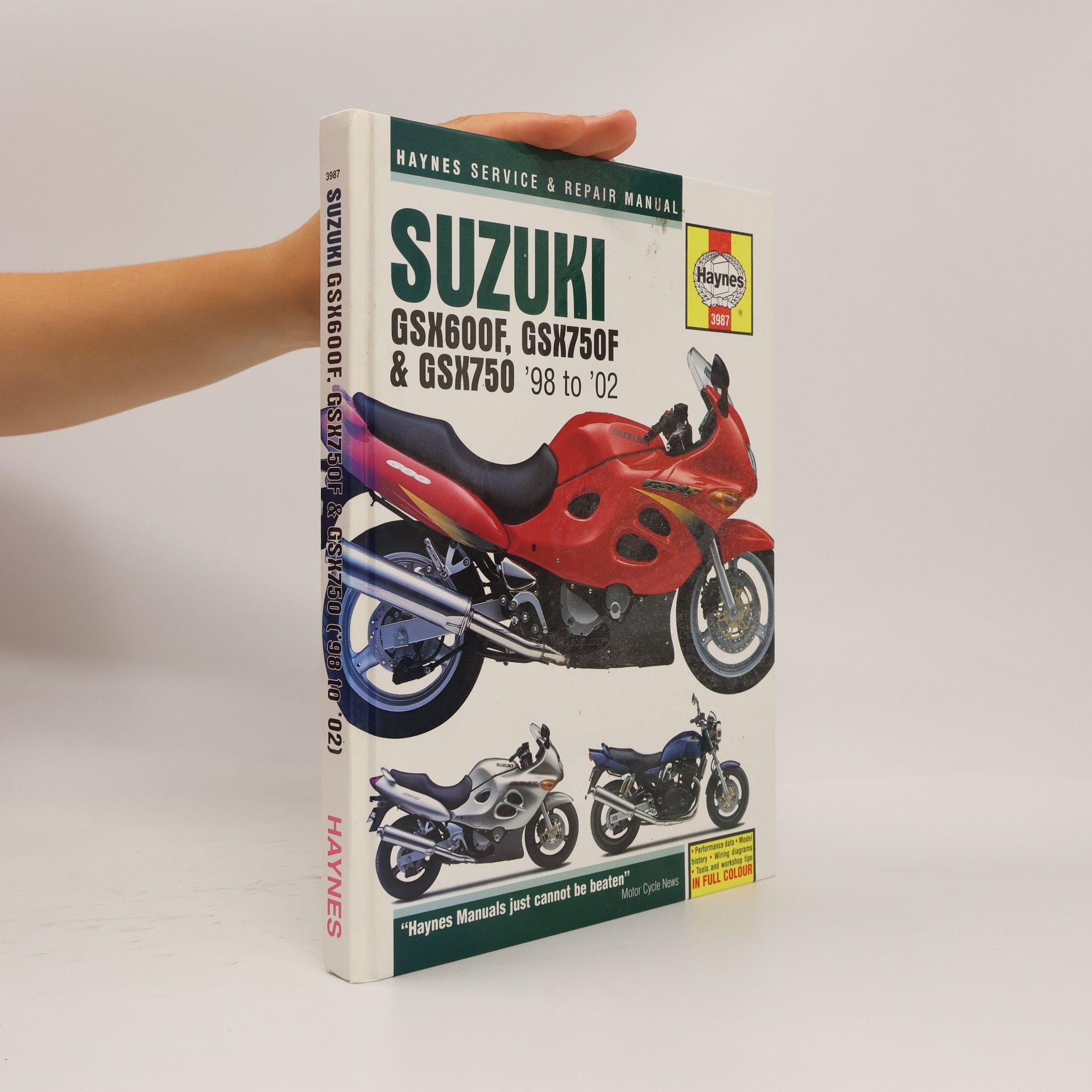 Matthew Coombs Haynes Service & Repair Manual - 3987: Suzuki GSX600F, GSX750F & GSX750 '98 to '02