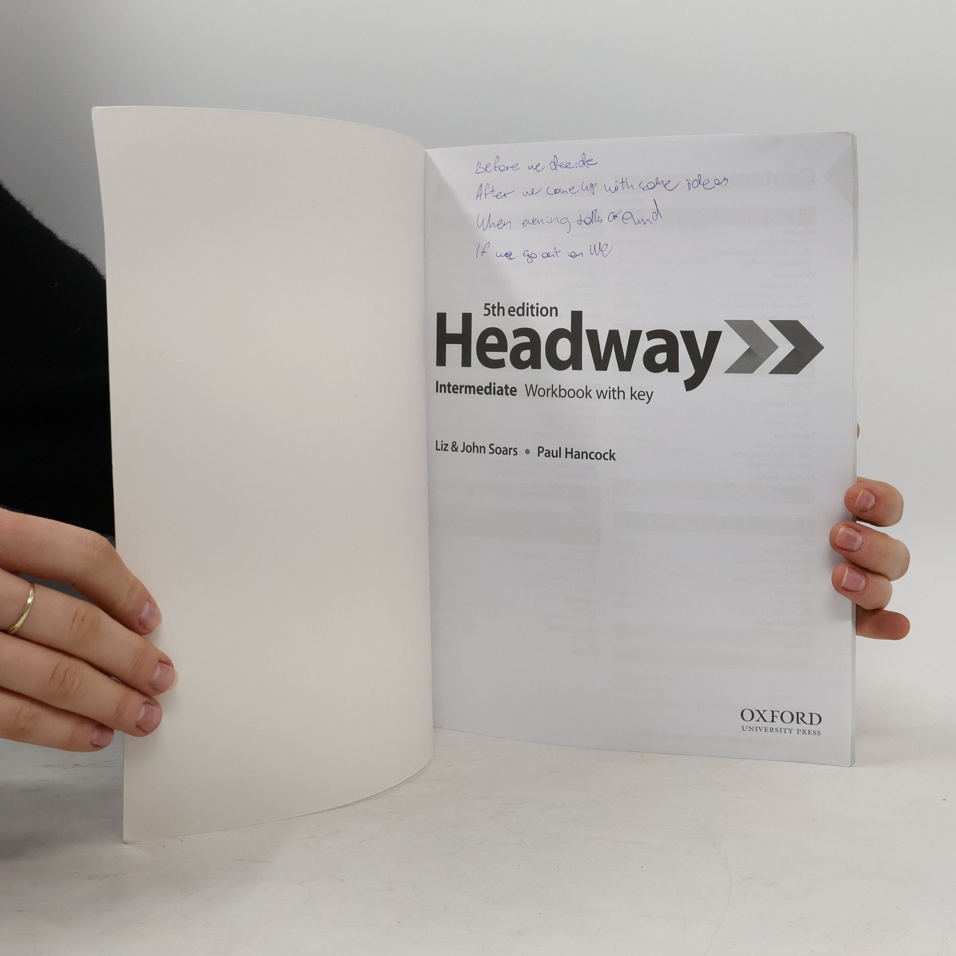 Liz Soars Headway: Intermediate: Workbook with Key (5th Edition)