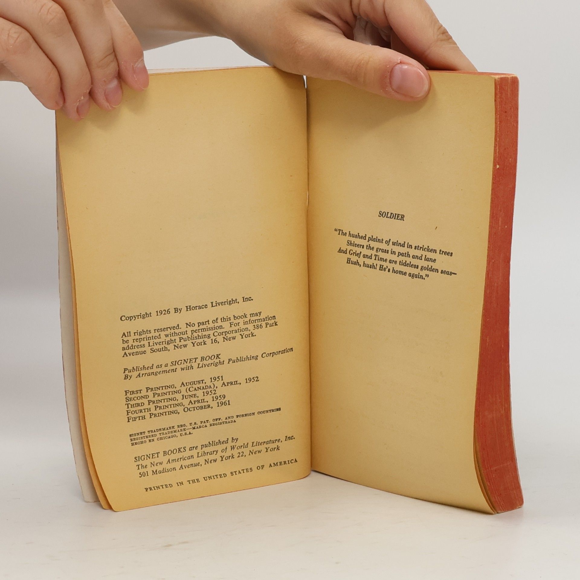 William Faulkner Soldiers' Pay