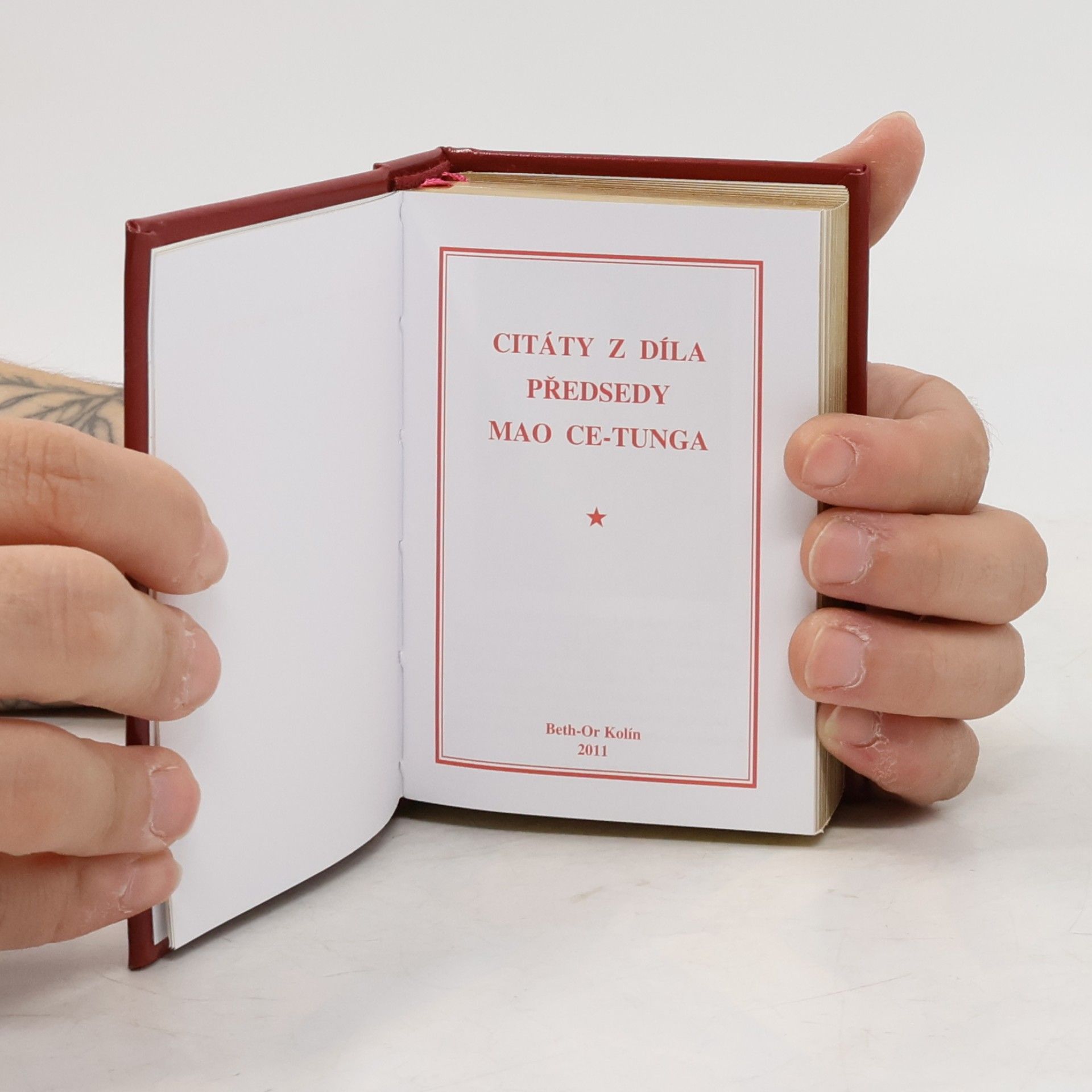 Mao Ce tung Citáty z díla předsedy Mao Ce-tunga
