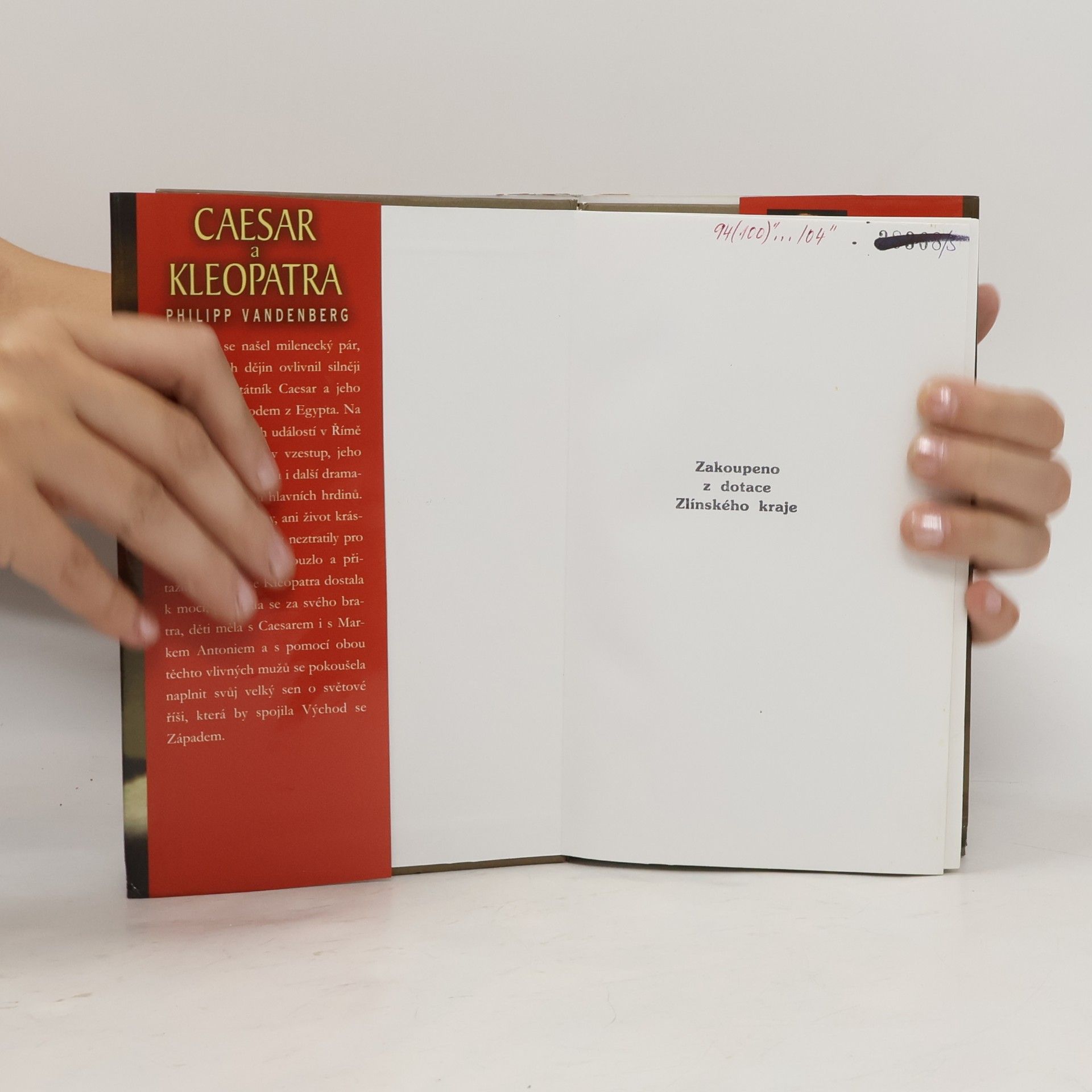 Philipp Vandenberg Caesar a Kleopatra