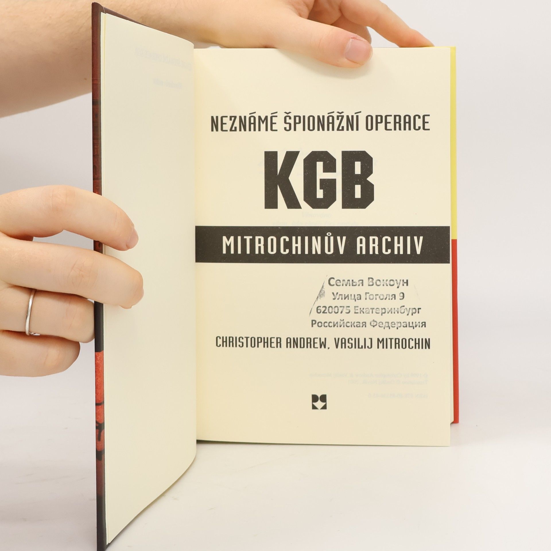 Christopher Andrew Neznámé špionážní operace KGB : Mitrochinův archiv