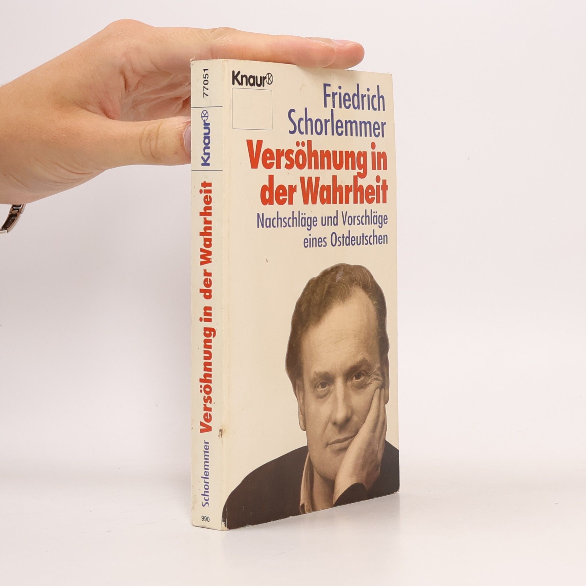 Friedrich Schorlemmer Versöhnung mit der Wahrheit