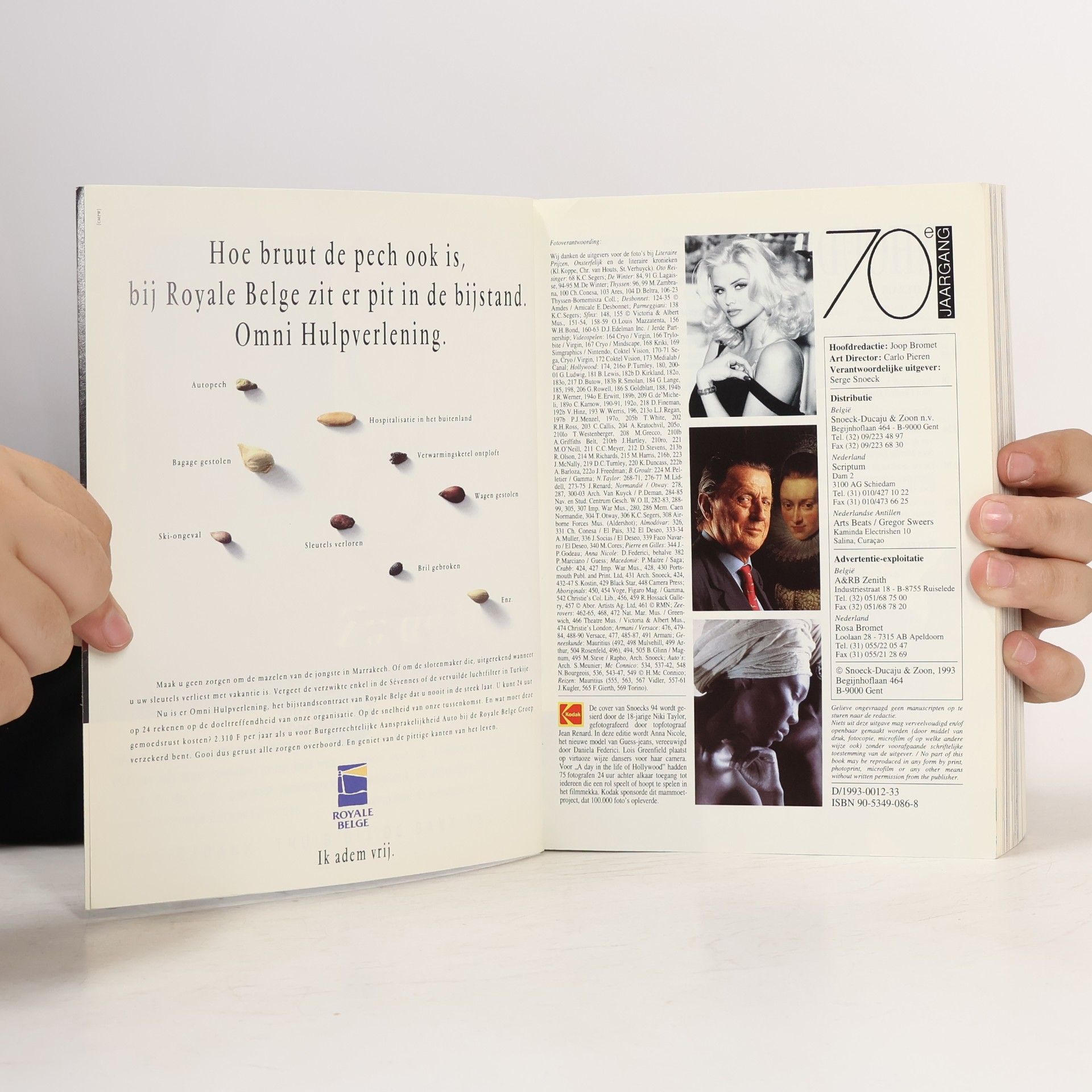 Kolektív autorov Snoecks 94. Literatuur/ beeldende kunst/ reportages/ film/foto/ design/ mode