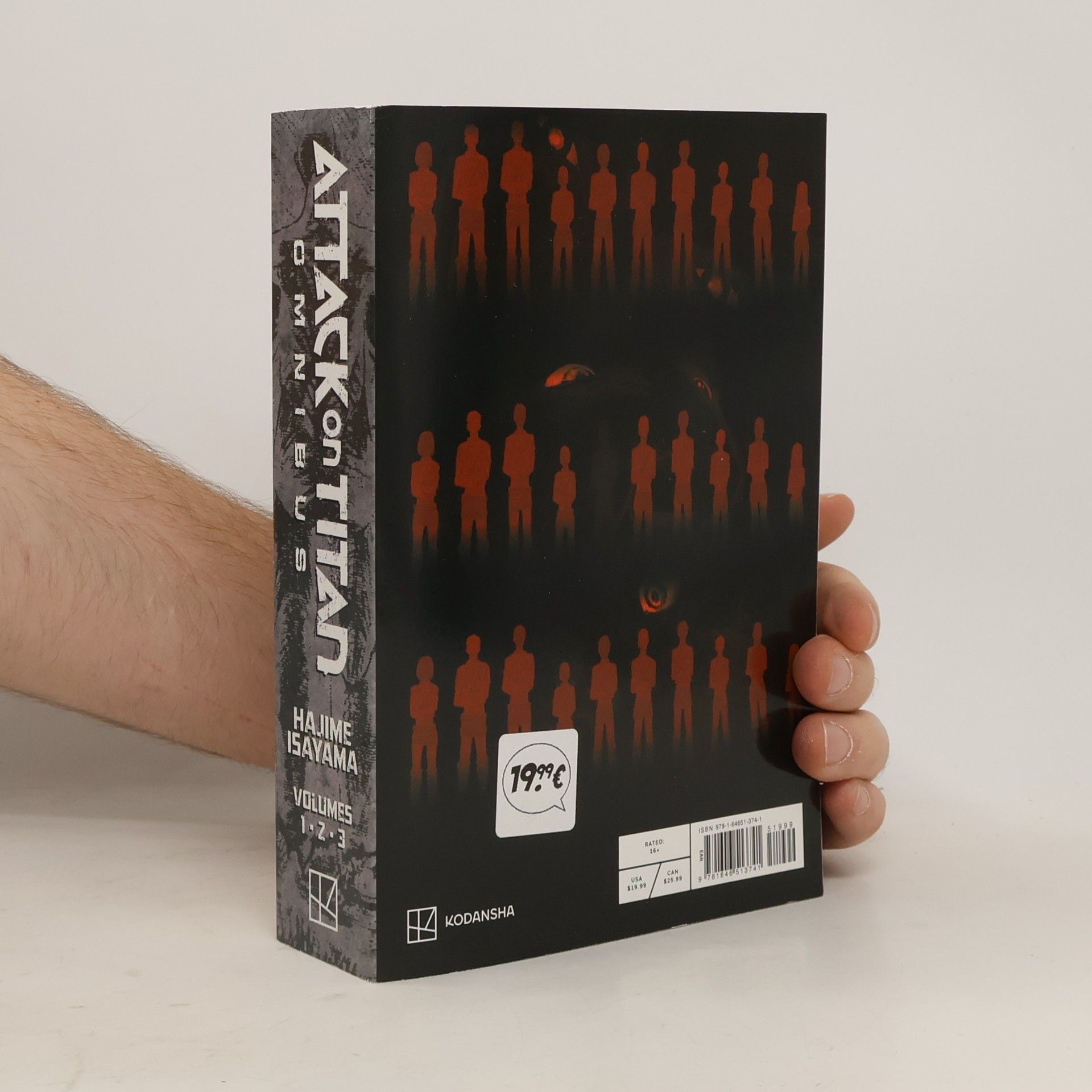 Hajime Isayama Attack on Titan Omnibus 1 (Vol. 1-3)