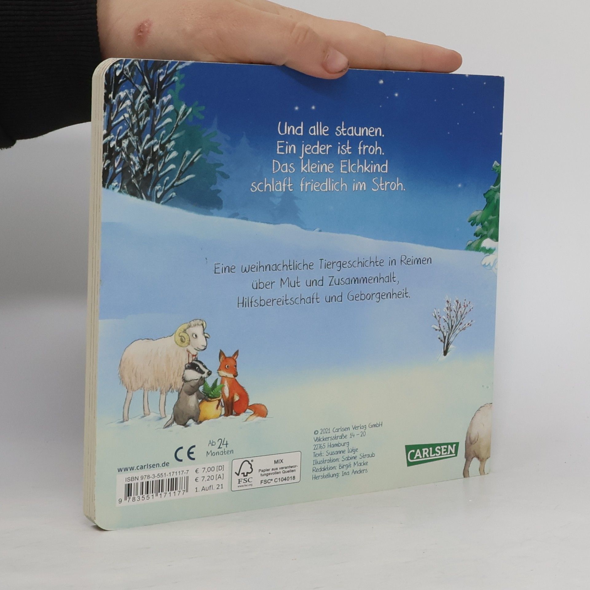 Susanne Lütje Kommt und seht! Der kleine Elch ist geboren