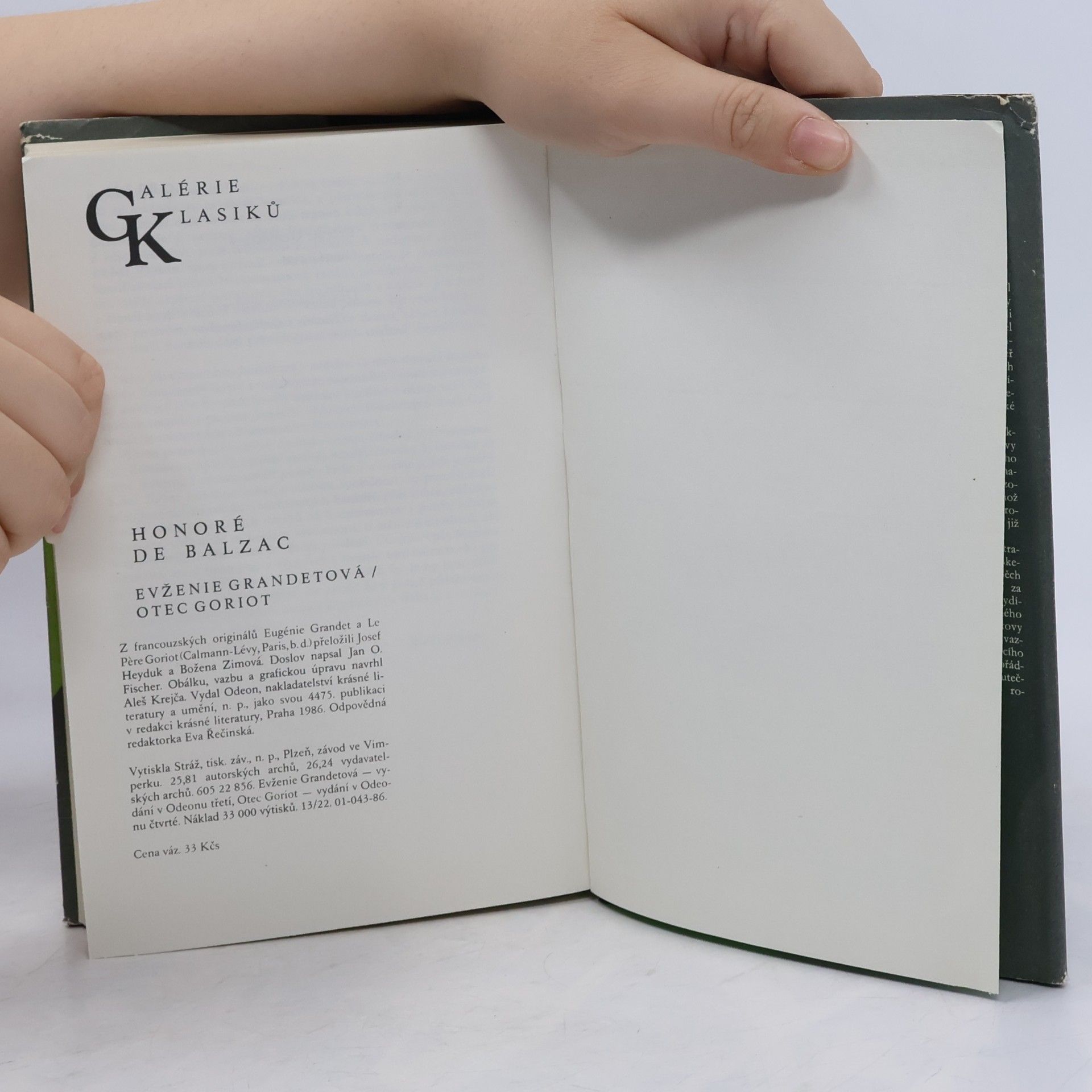 Honoré de Balzac Evženie Grandetová. Otec Goriot