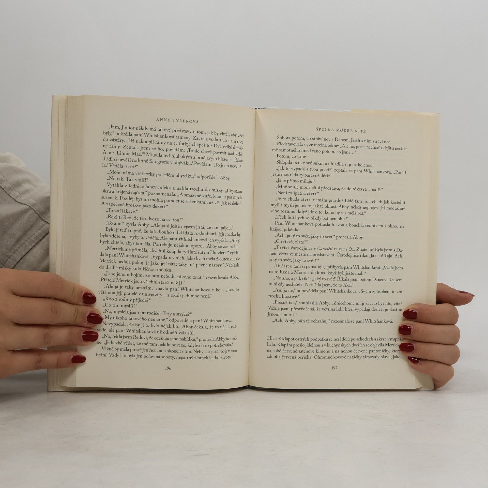 Anne Tyler Špulka modré nitě
