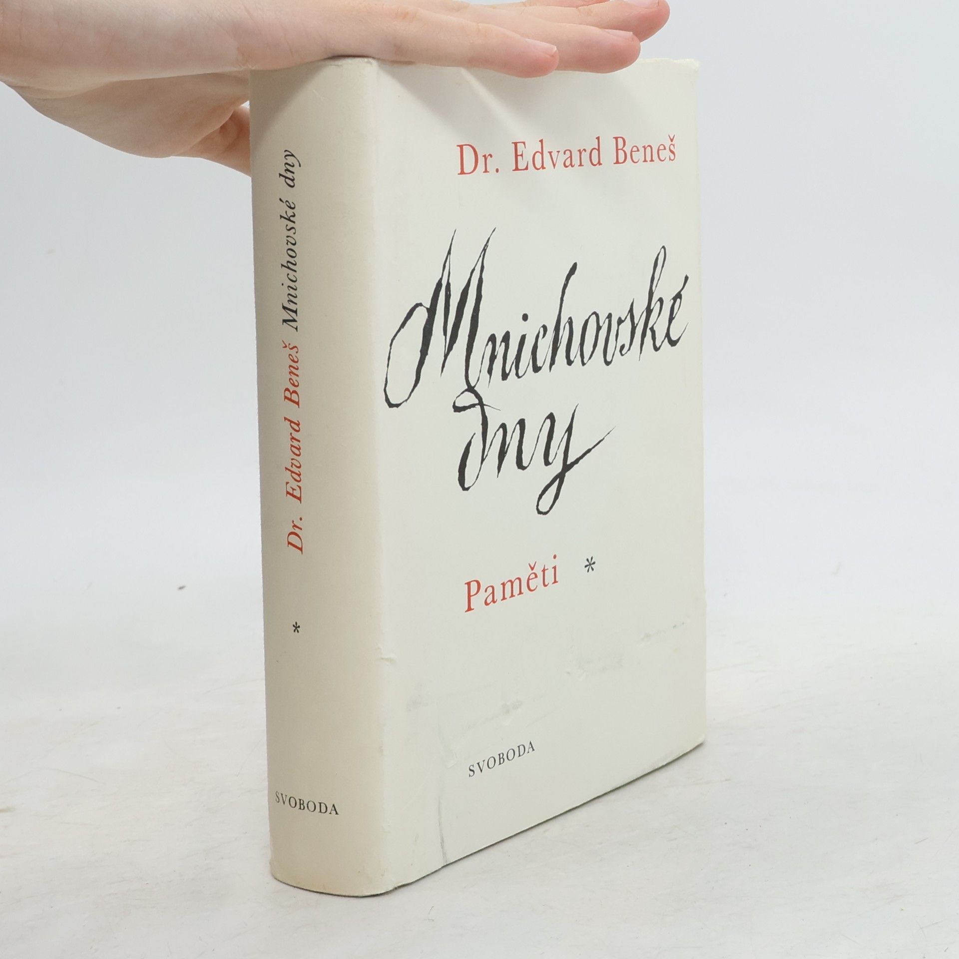 Edvard Beneš Mnichovské dny