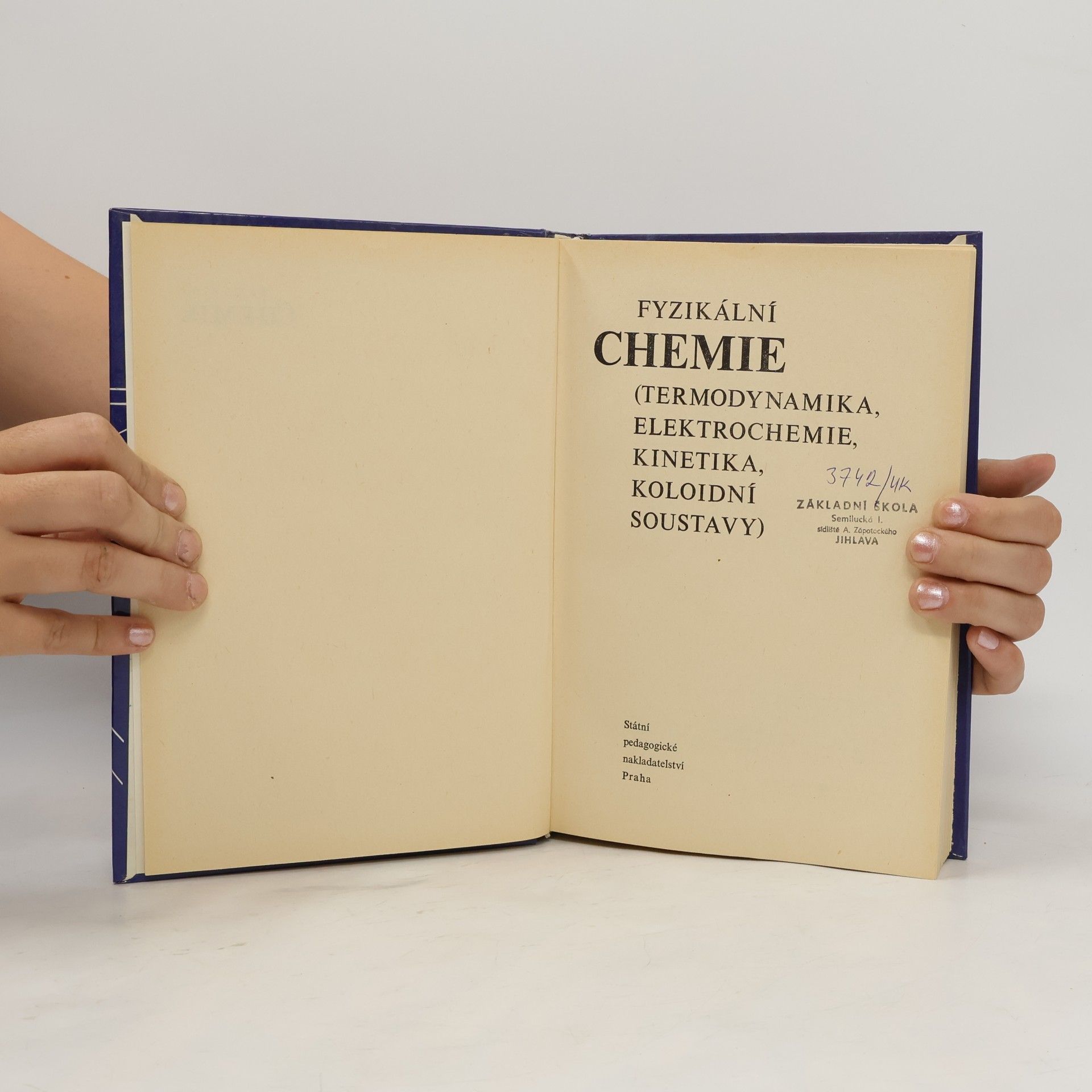 Vladimír Novotný Fyzikální chemie