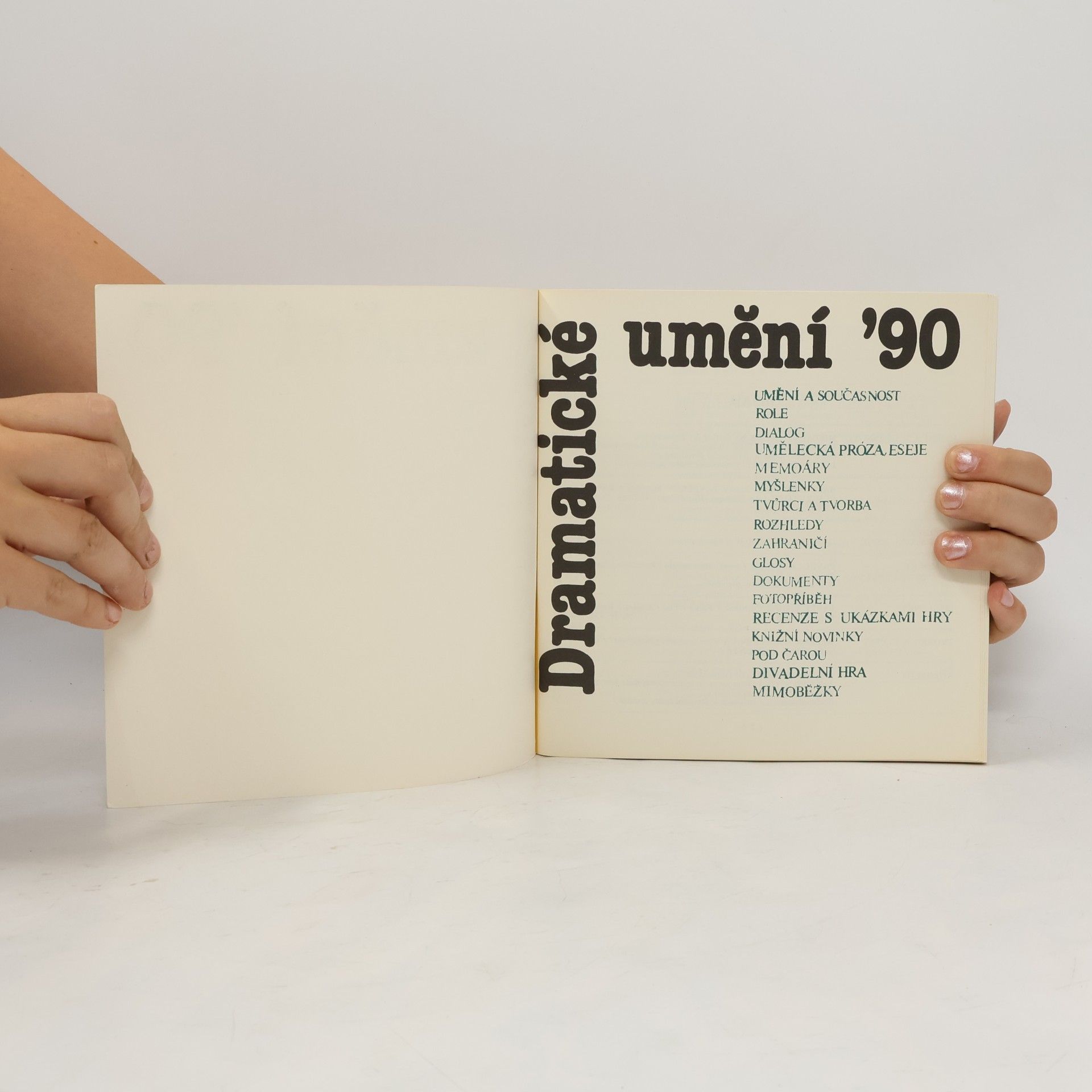 Kolektiv autorů Dramatické umění 1/'90