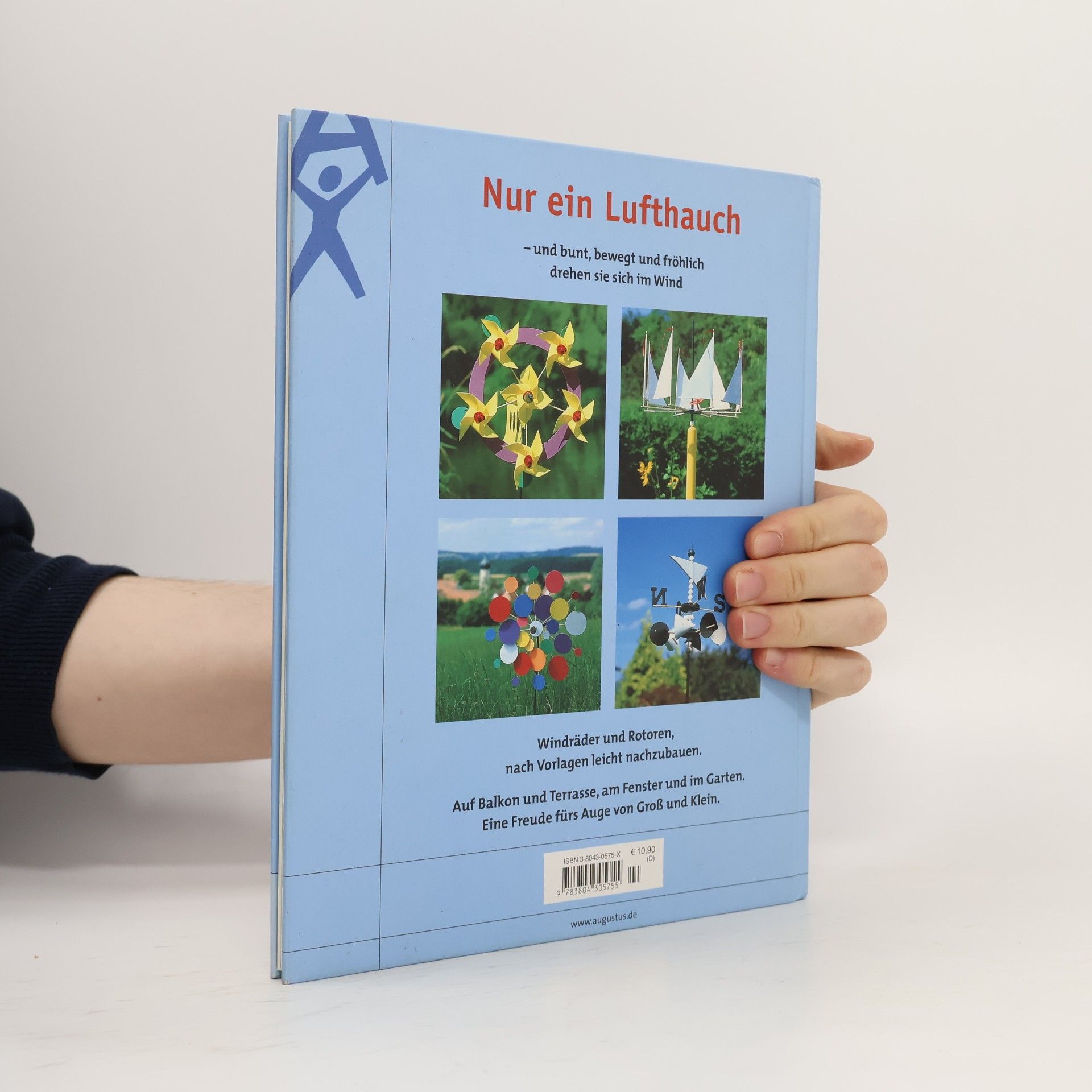 Irmgard Dose Farbenfrohe Windspiele aus Papier, Folie und Textilien