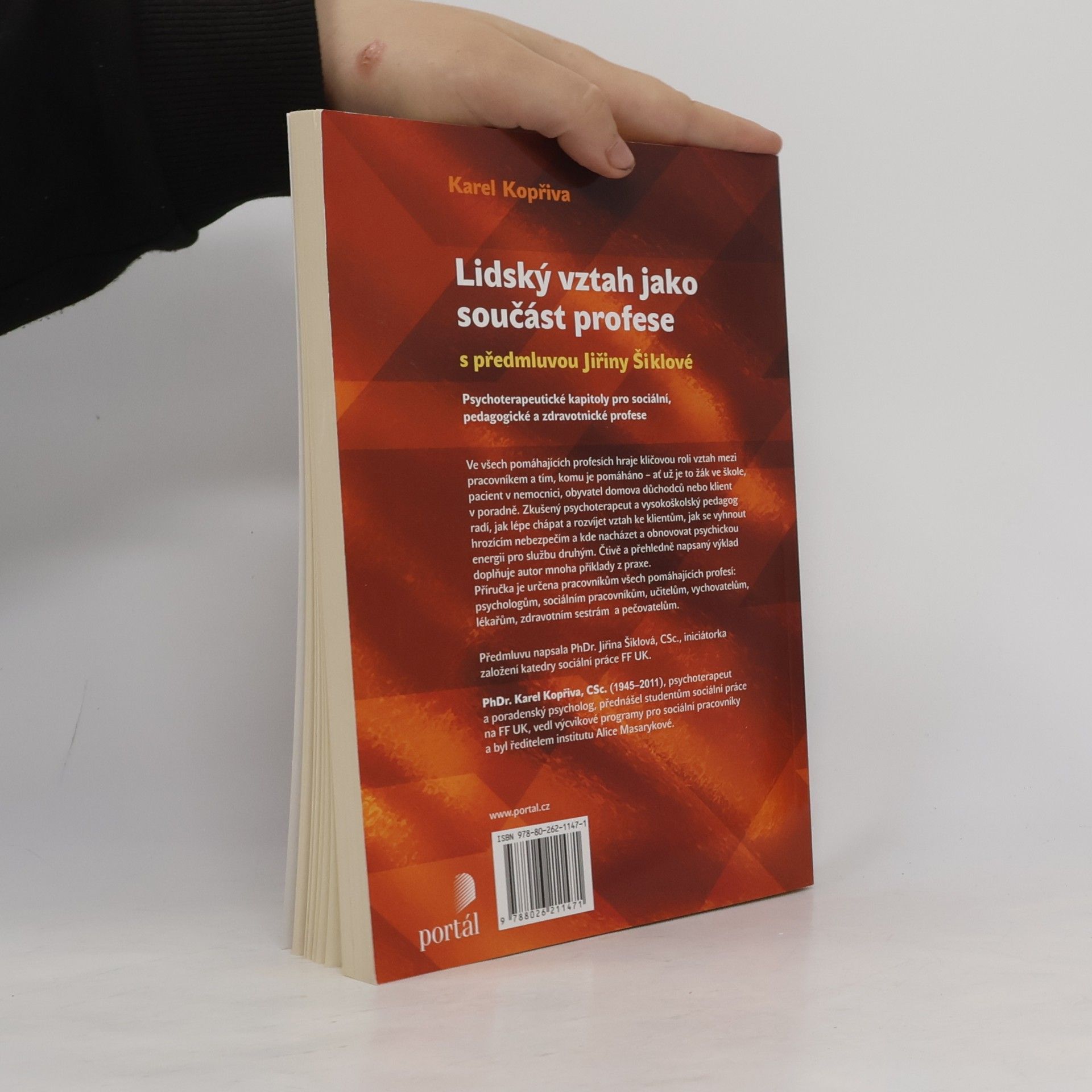 Jiřina Šiklová Lidský vztah jako součást profese