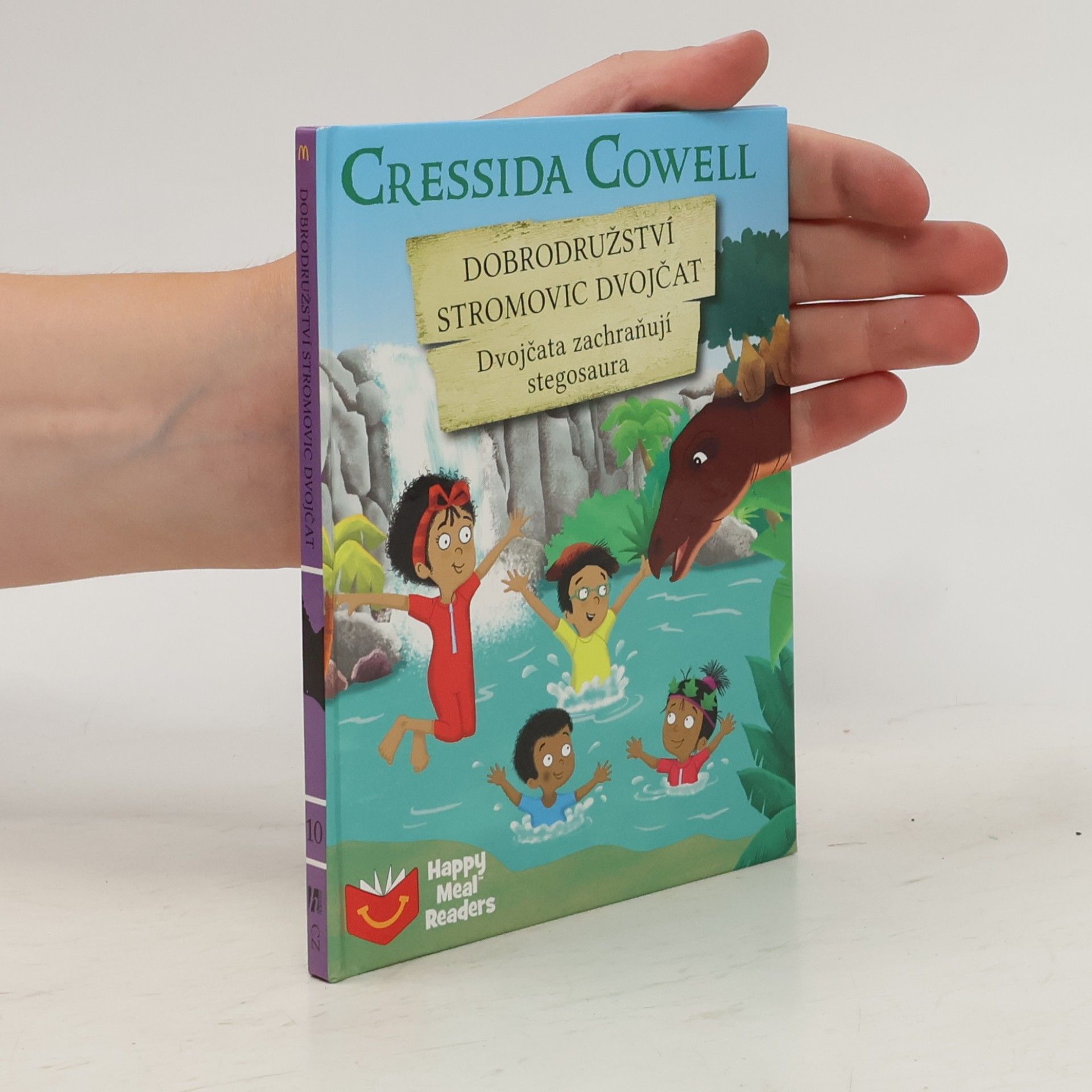 Cressida Cowell Dobrodružství Stromovic dvojčat. Dvojčata zachraňují stegosaura
