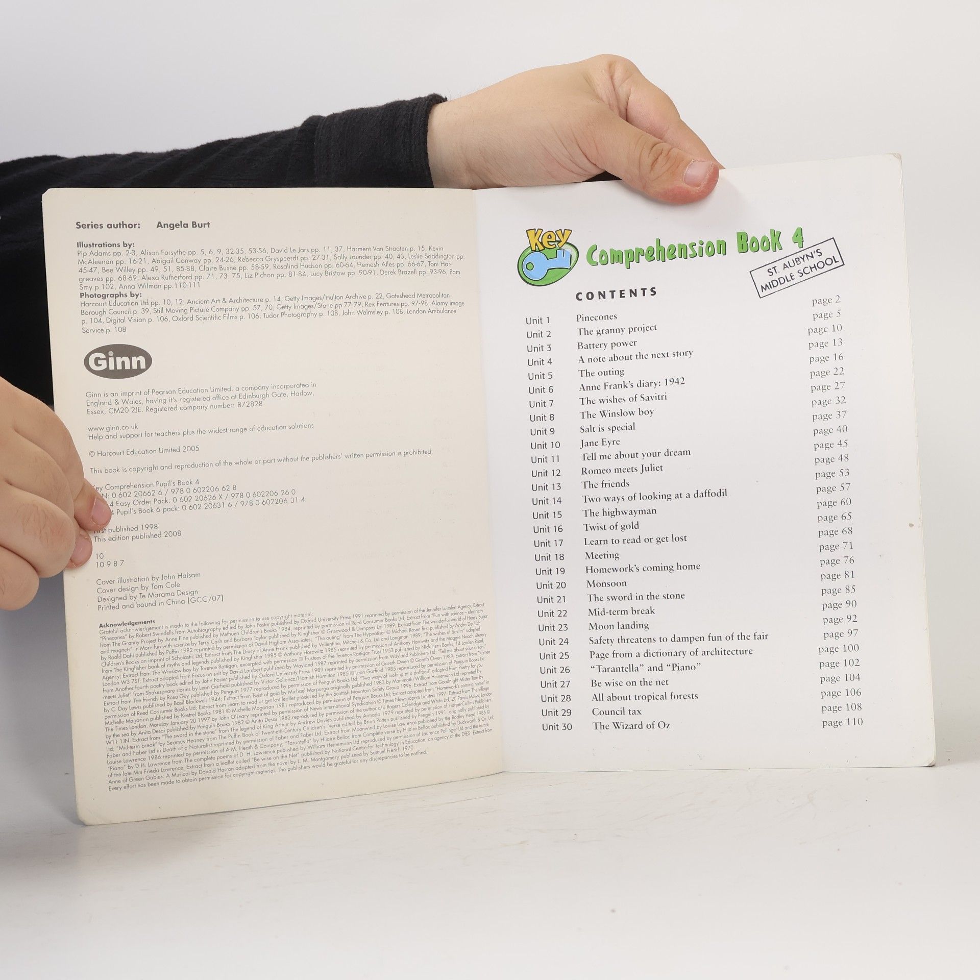 Angela Burton Key Comprehension New Edition Pupil Book 4