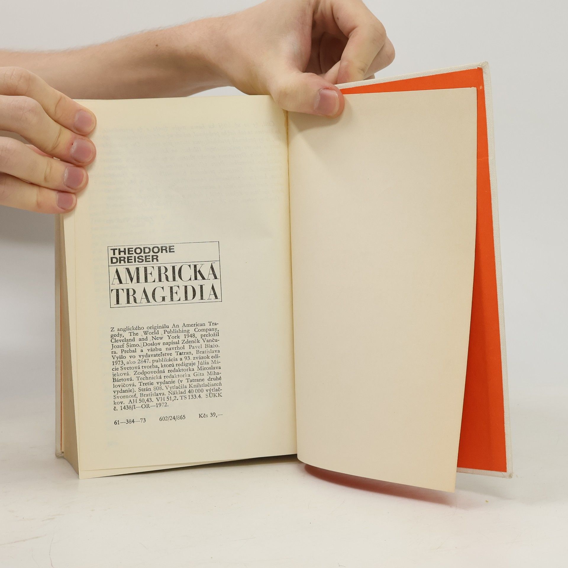 Theodore Dreiser Americká tragédia