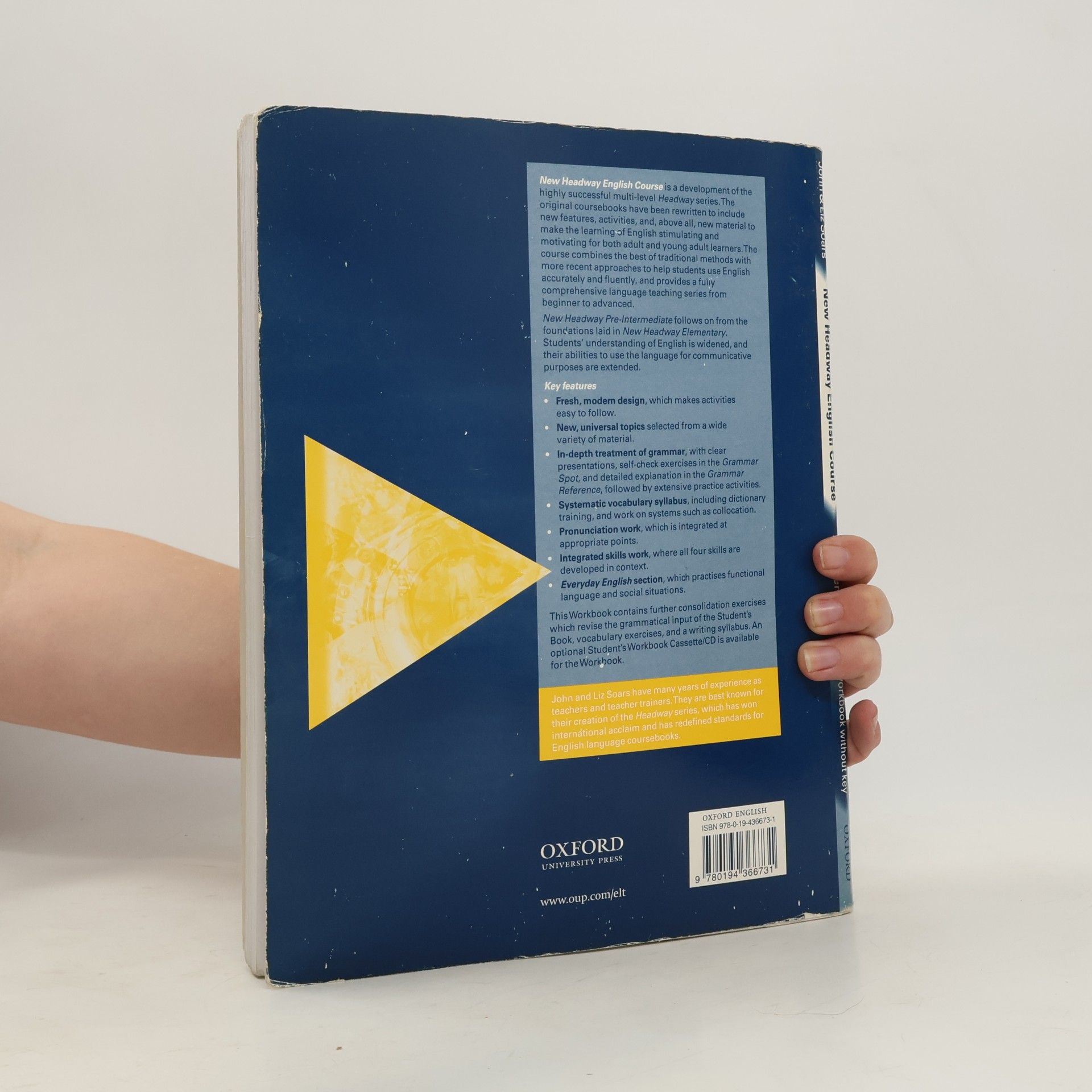 Liz Soars New Headway English Course. Pre-intermediate. Workbook without Key