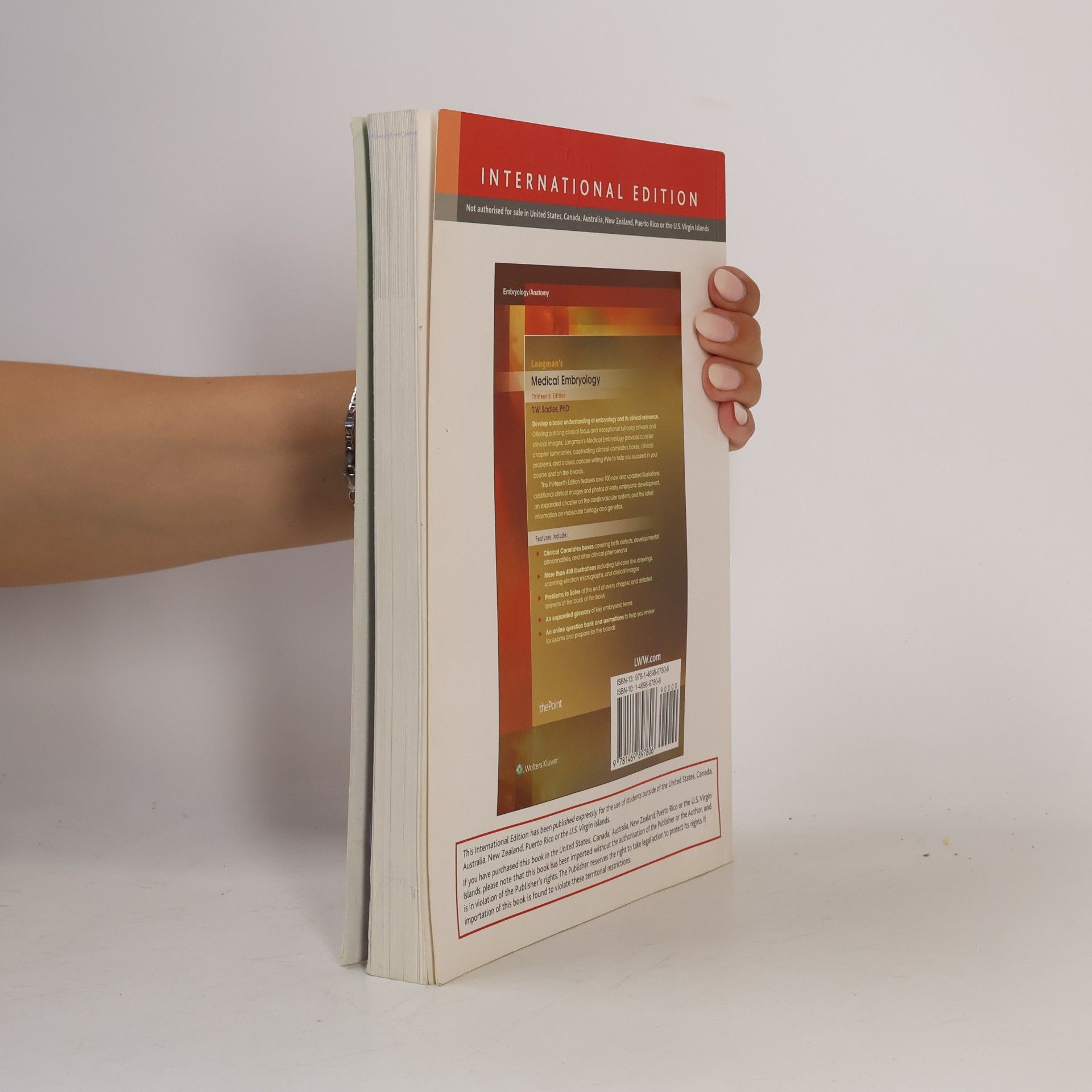 Thomas W. Sadler Langman's medical embryology