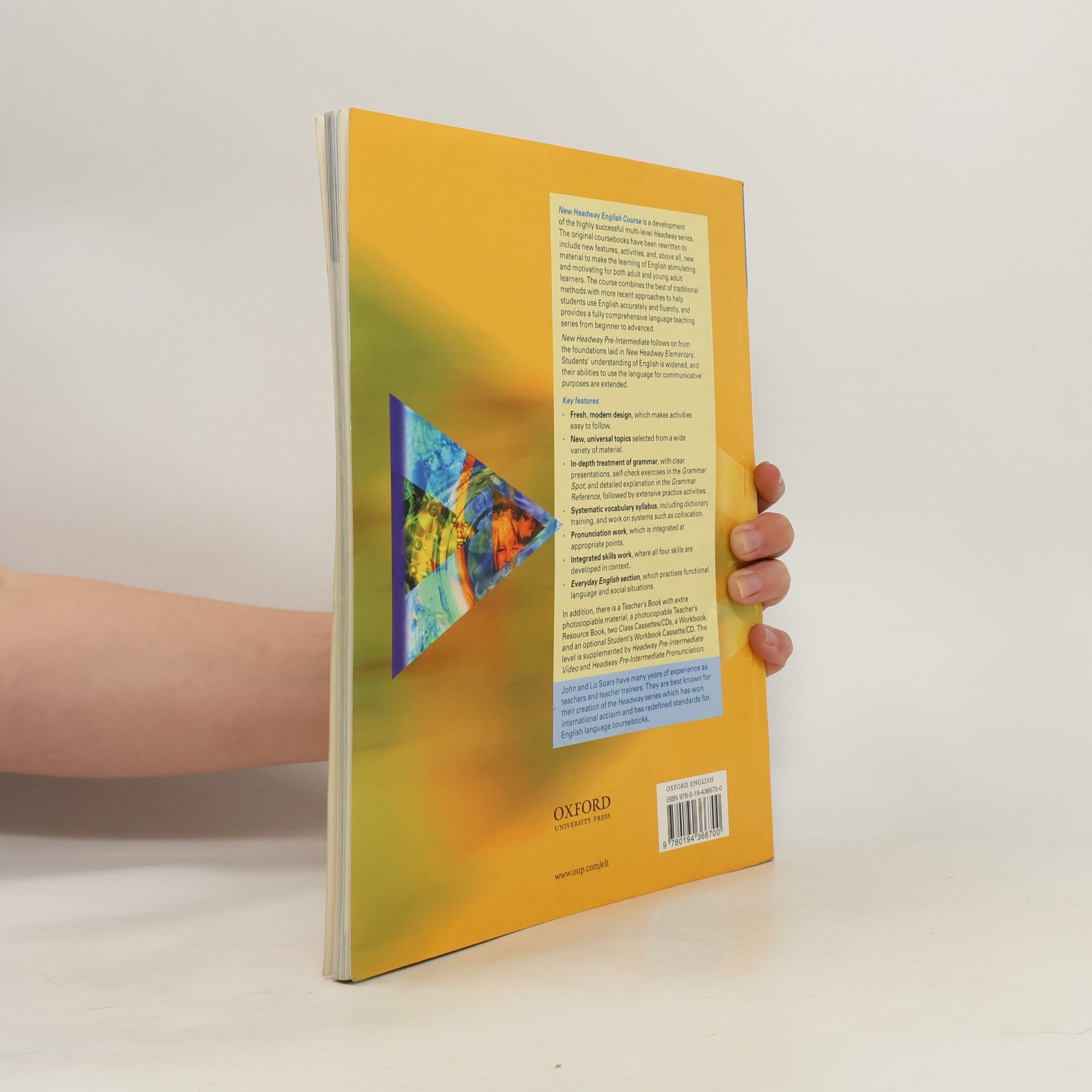Liz Soars Headway English Course Pre-Intermediate. Student´s book