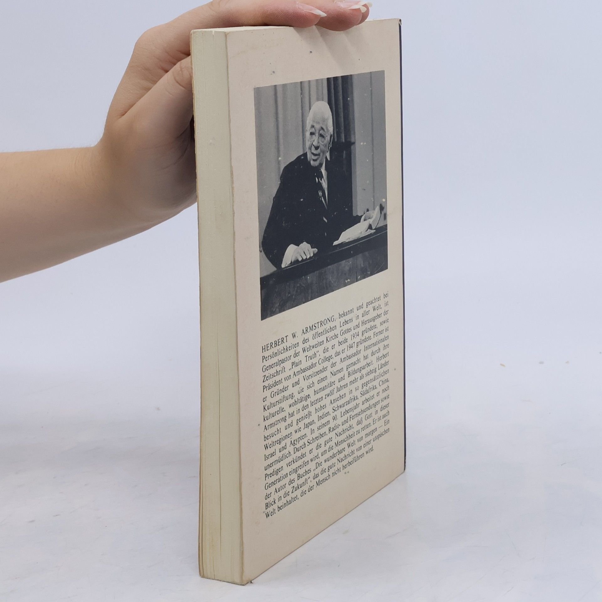 Herbert W. Armstrong Das unglaubliche Potential des Menschen