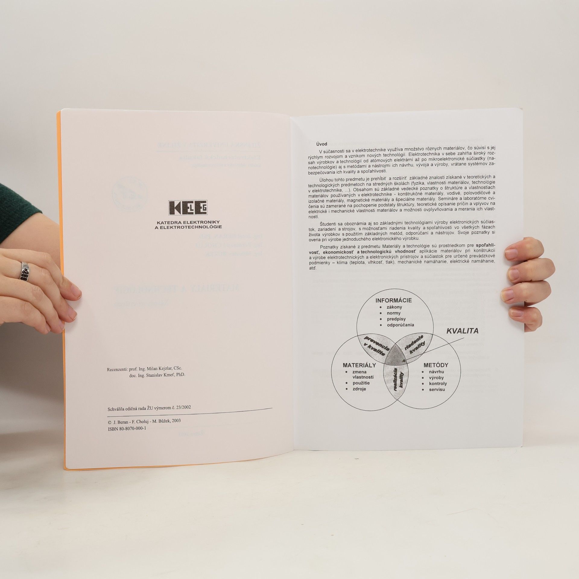 Josef Beran Materiály a technológie