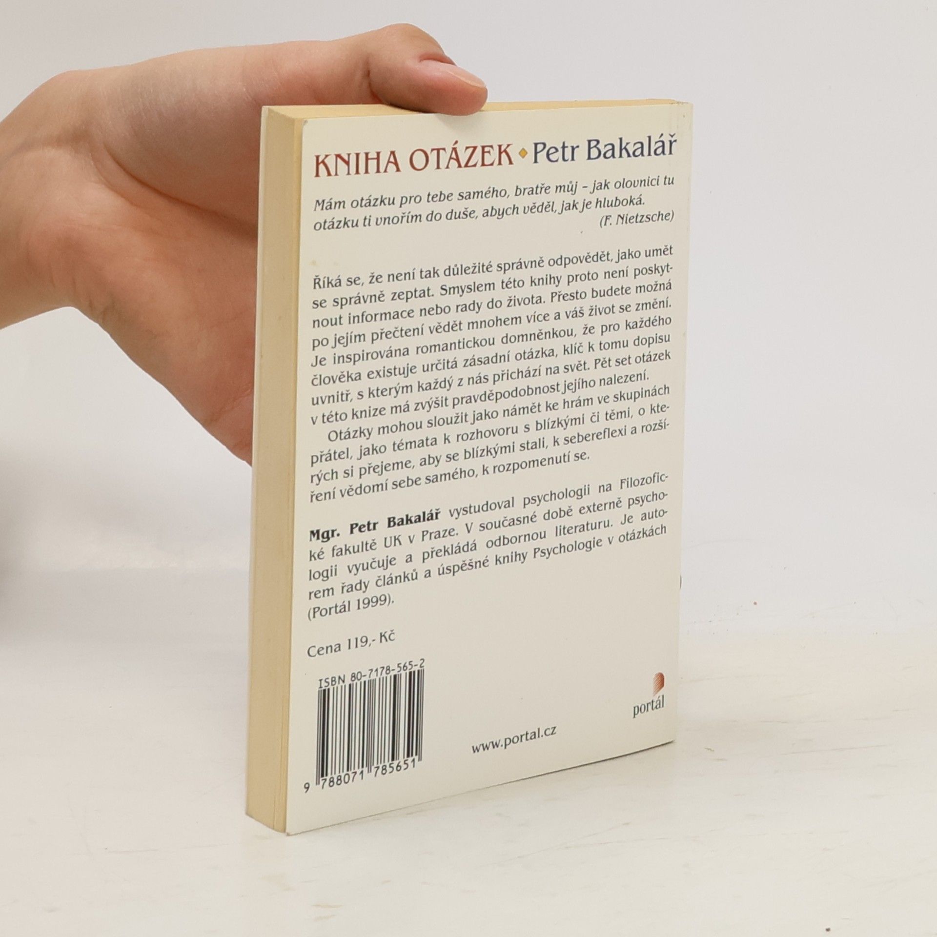 Petr Bakalář Kniha otázek: Kniha, která zpříjemní čekání