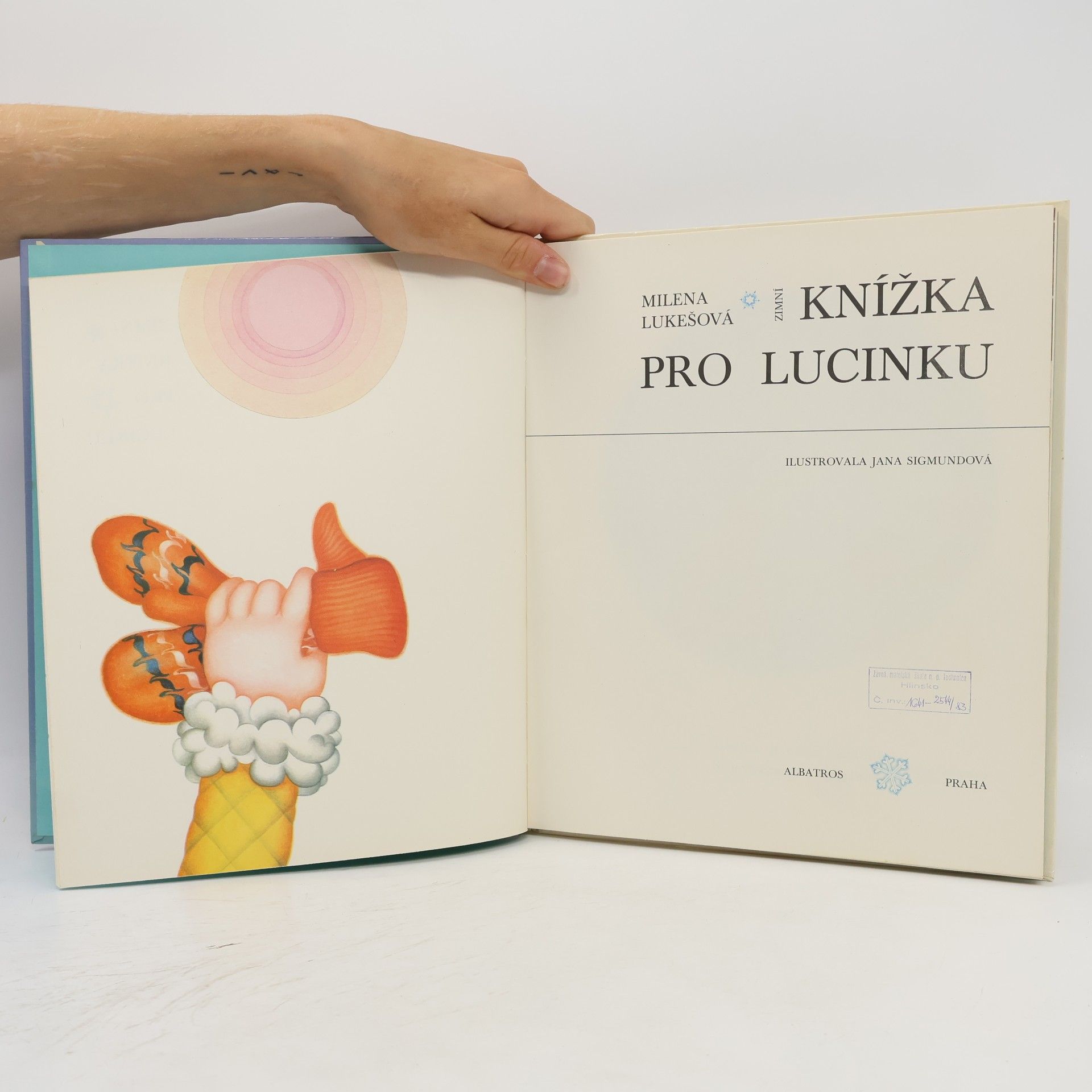 Jana Sigmundová Zimní knížka pro Lucinku