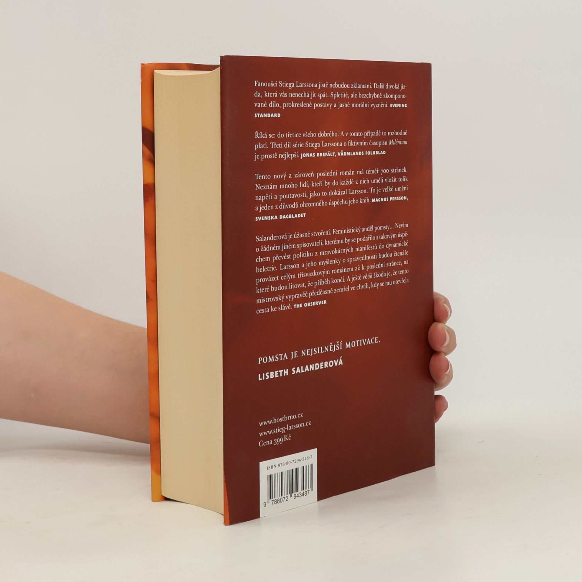 Stieg Larsson Dívka, která kopla do vosího hnízda