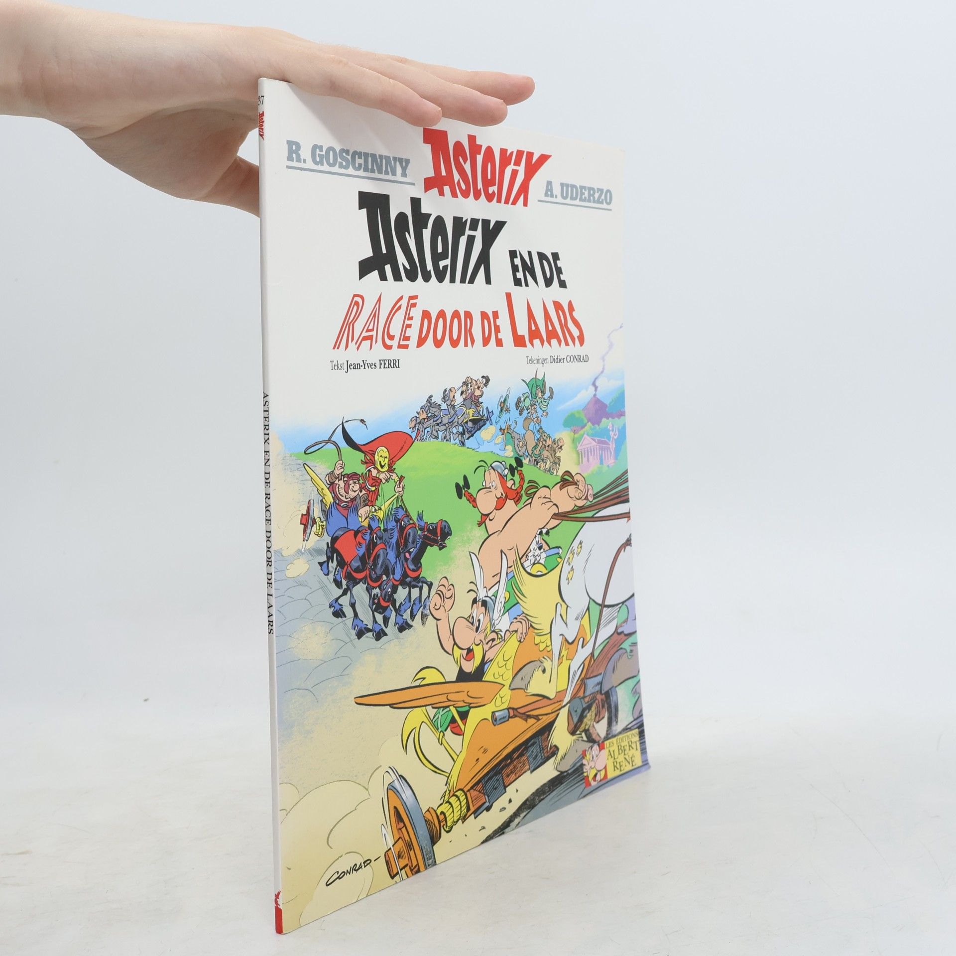 René Goscinny Asterix en de Race door de Laars