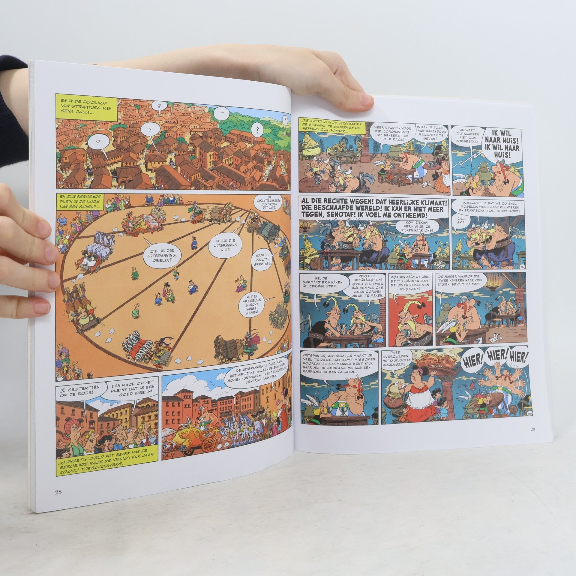 René Goscinny Asterix en de Race door de Laars