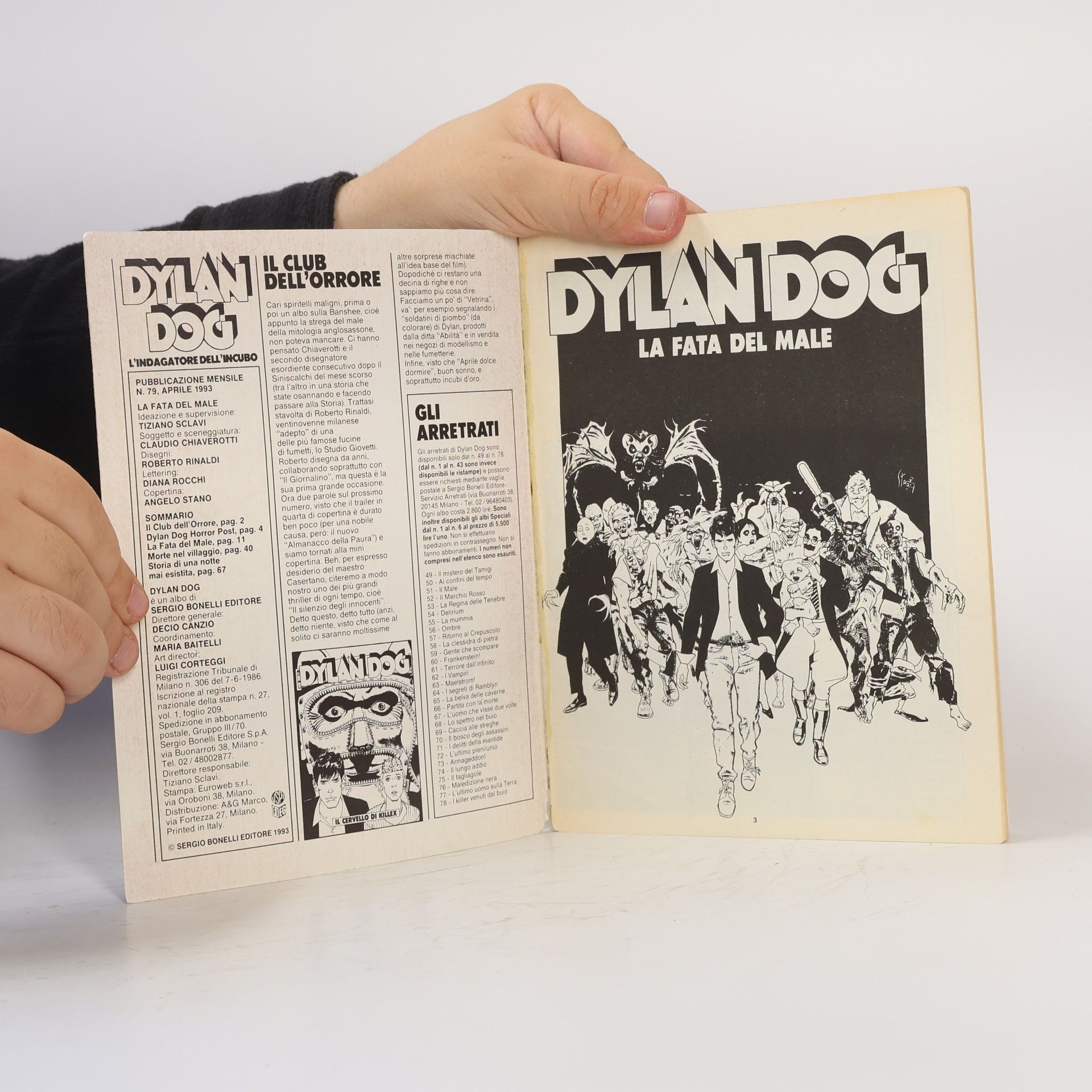 Tiziano Sclavi Dylan Dog 79