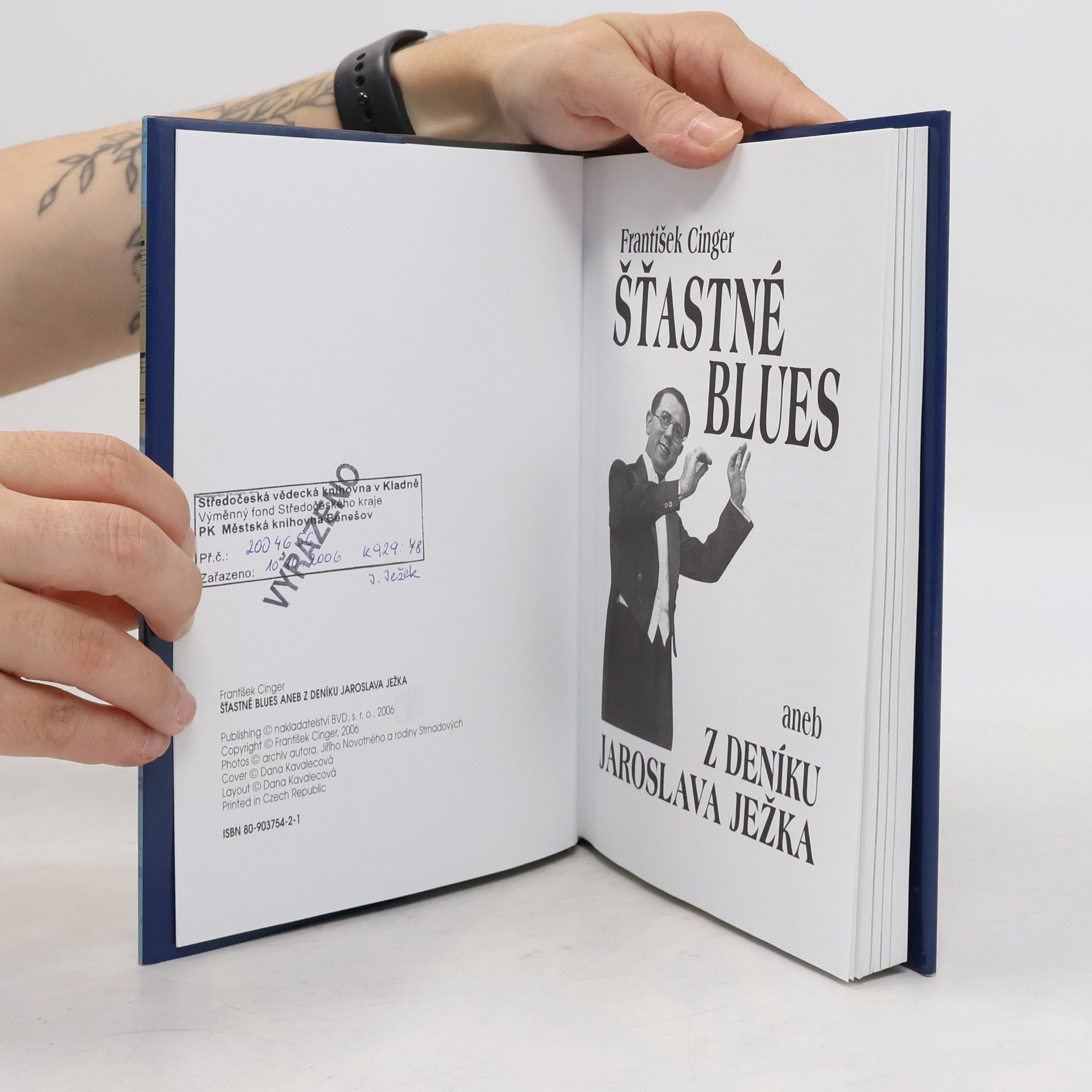 František Cinger Šťastné blues, aneb, Z deníku Jaroslava Ježka
