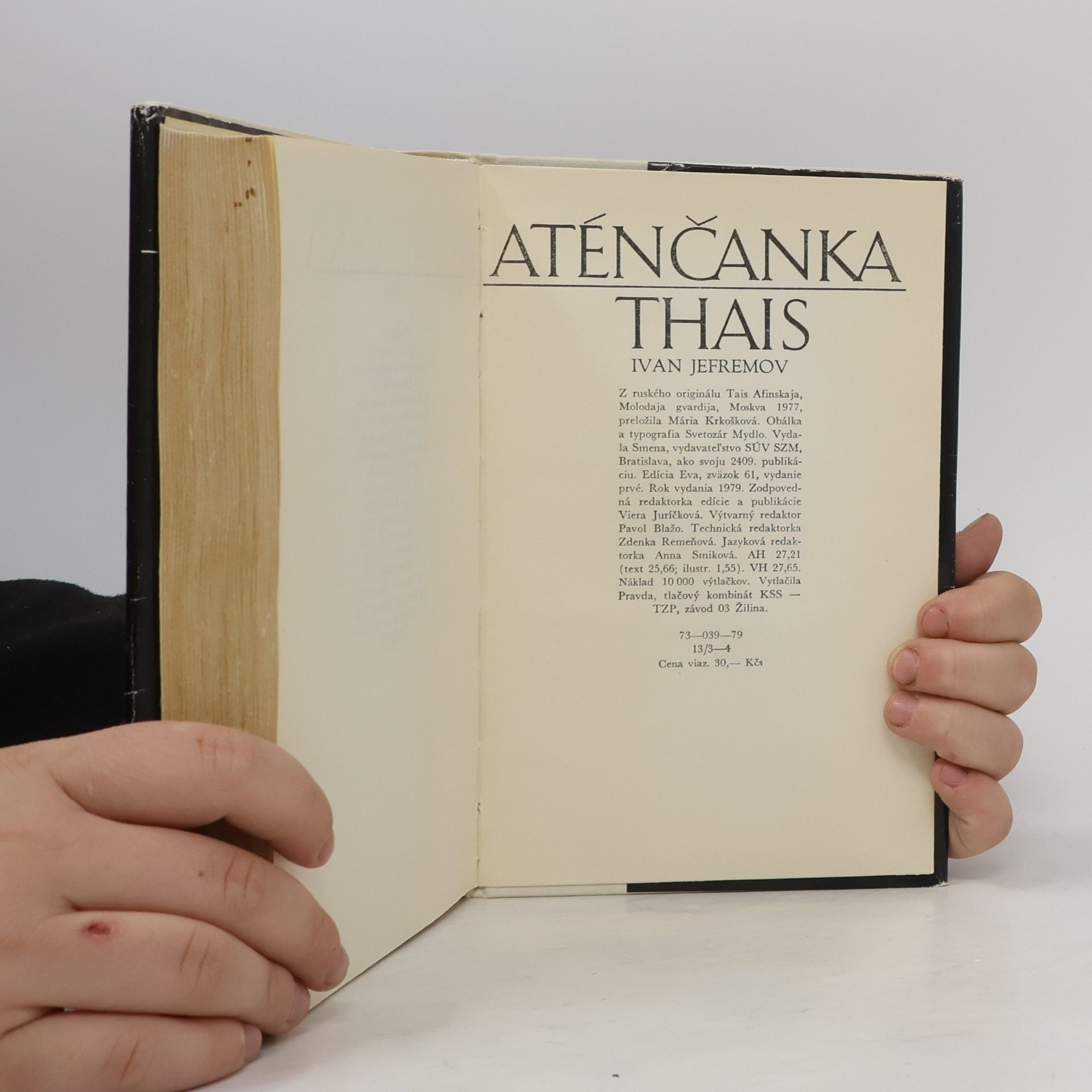 Ivan Antonovič Jefremov Aténčanka Thais