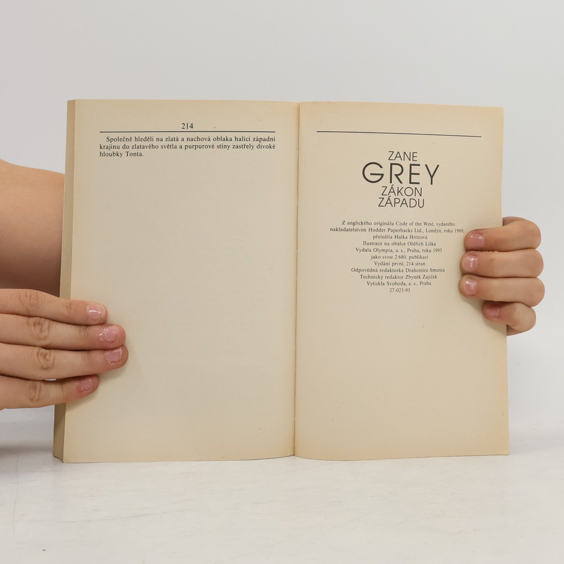 Zane Grey Zákon Západu
