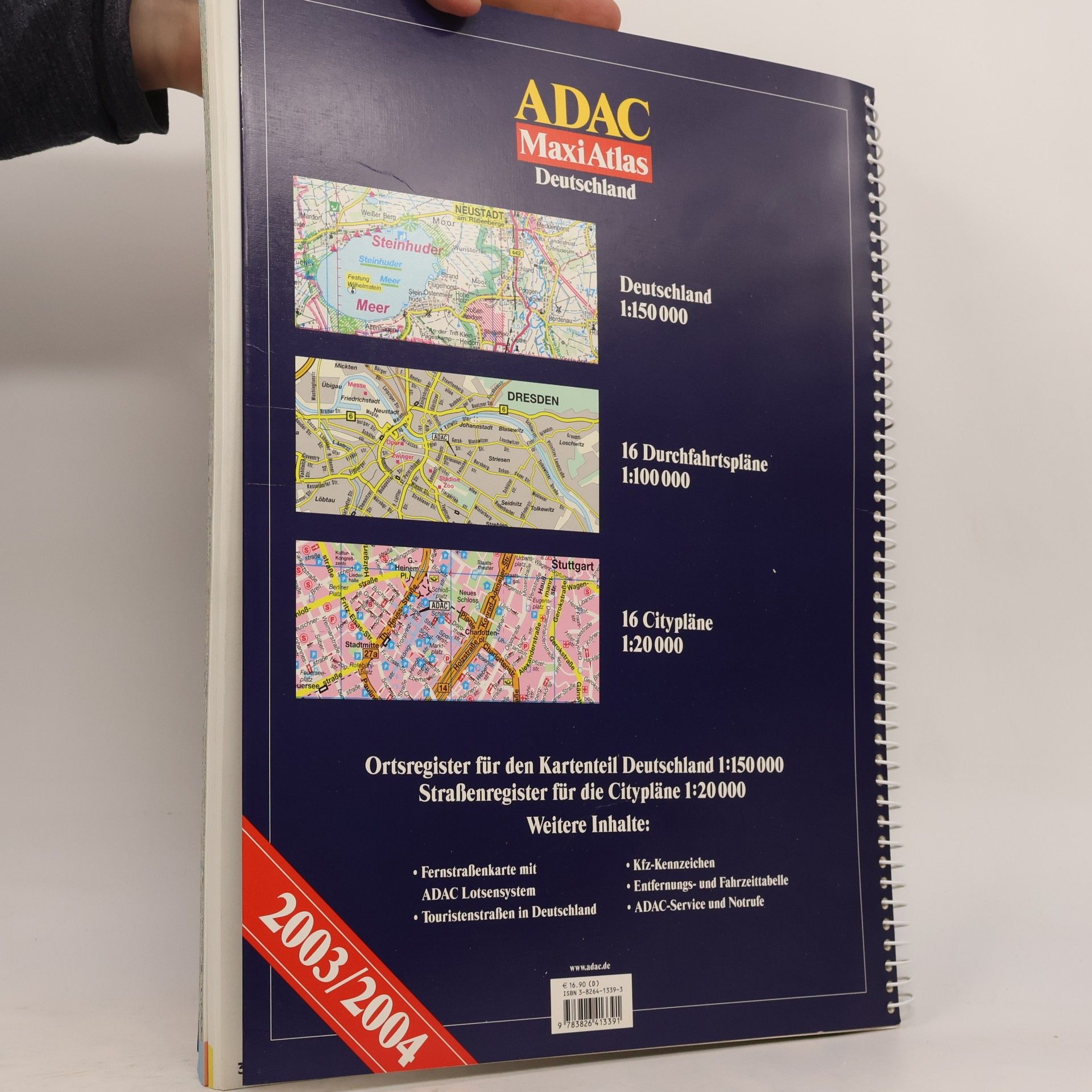 Autorenkollektiv ADAC Reiseatlas Deutschland, Europa 1997/98 1:200 000