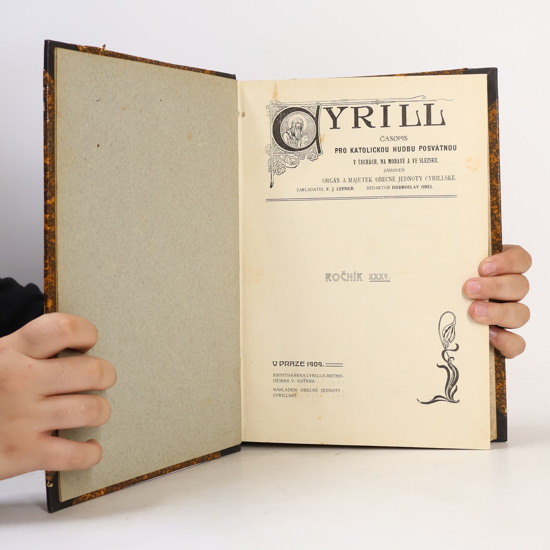 Lehner F. J. Cyrill. Časopis pro katolickou hudbu posvátnou v Čechách, na Moravě a ve Slezsku