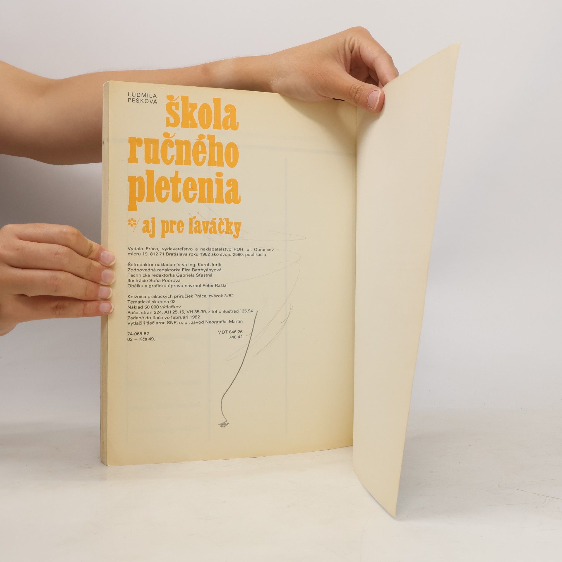 Ludmila Pešková Škola ručného pletenia. Aj pre ľaváčky