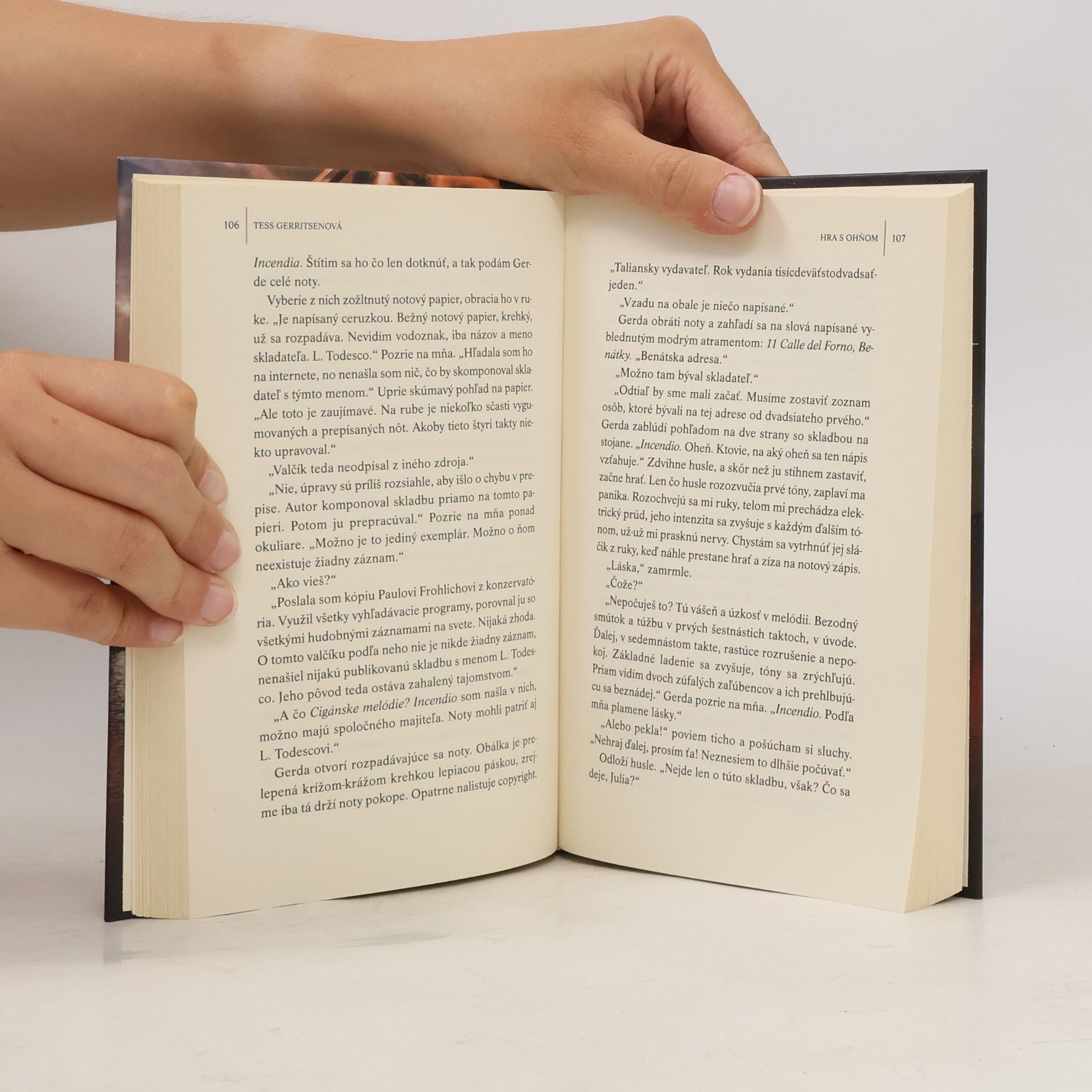 Tess Gerritsen Hra s ohňom
