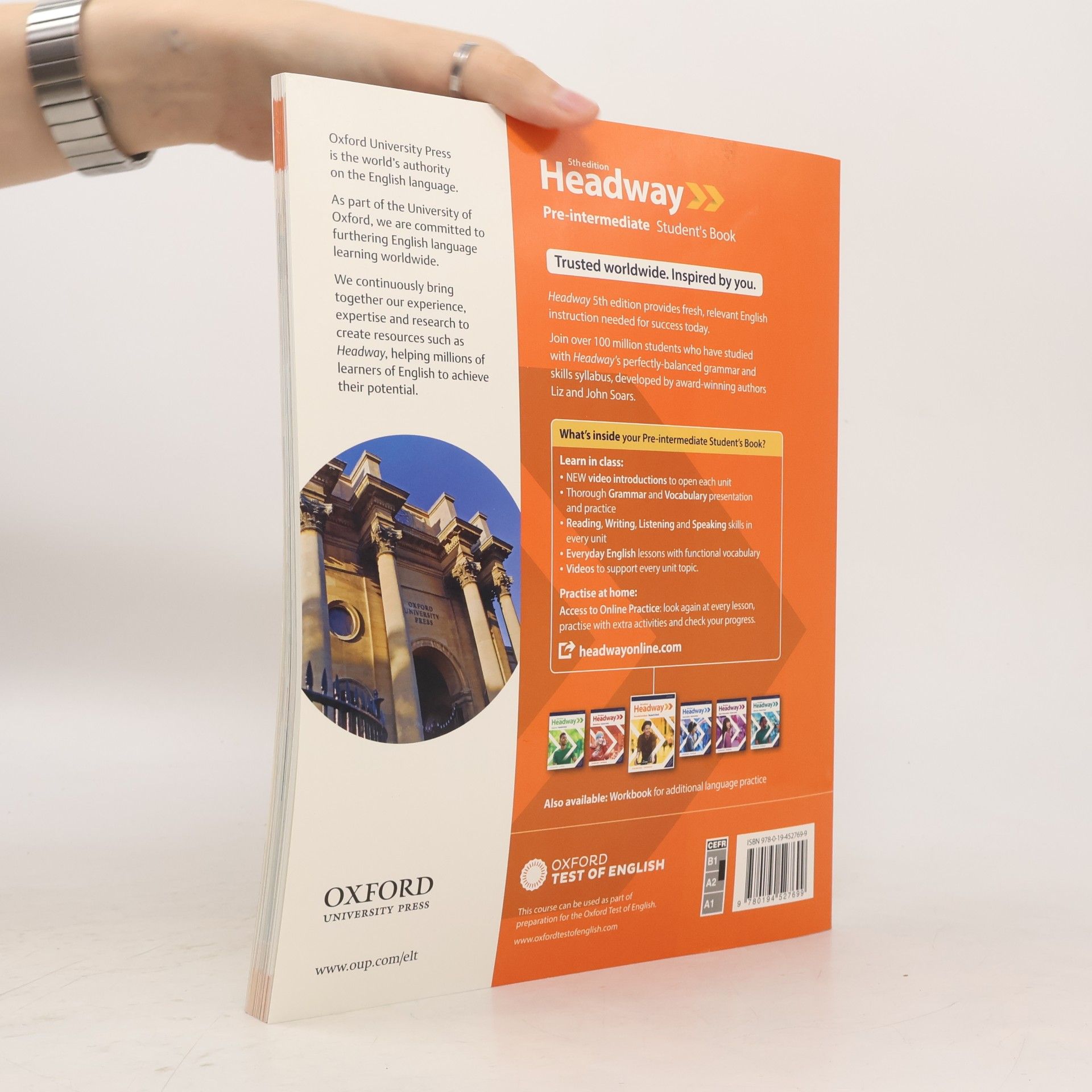 Liz Soars Headway : pre-intermediate : student's book