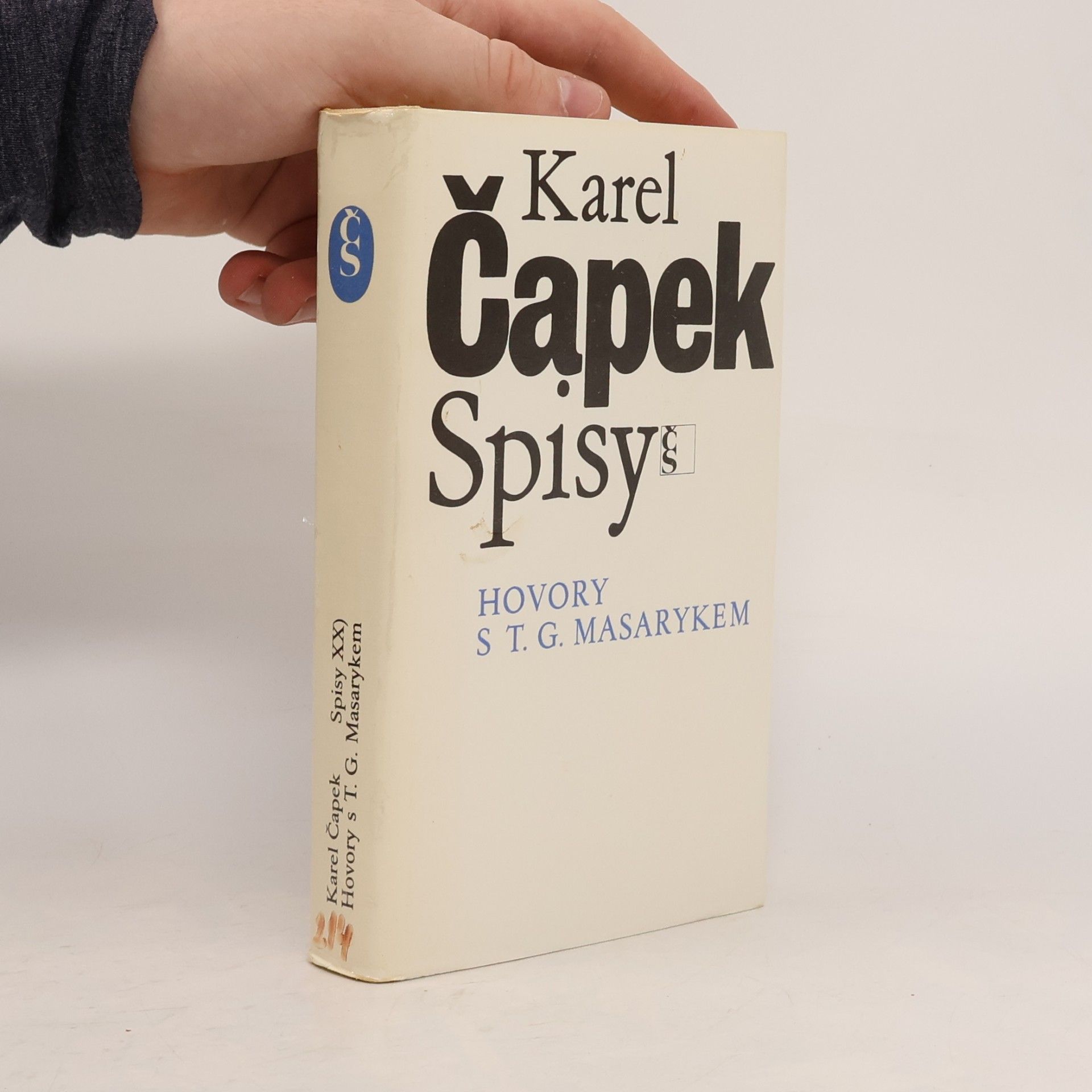 Karel Čapek Hovory s T. G. Masarykem
