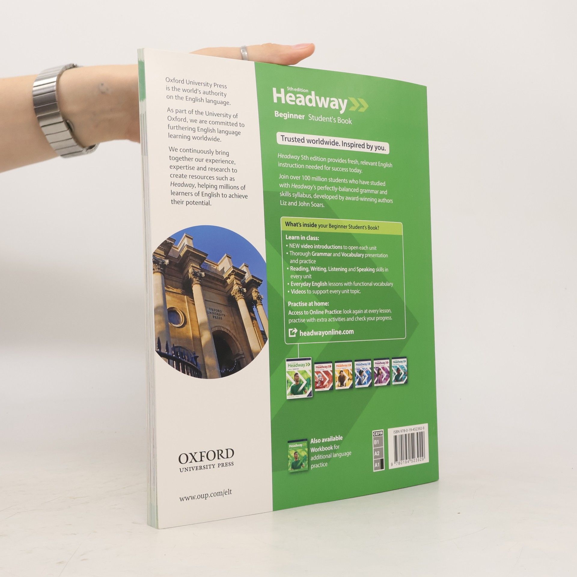 Liz Soars New Headway Fifth edition Beginner:Student´s Book+Online practice