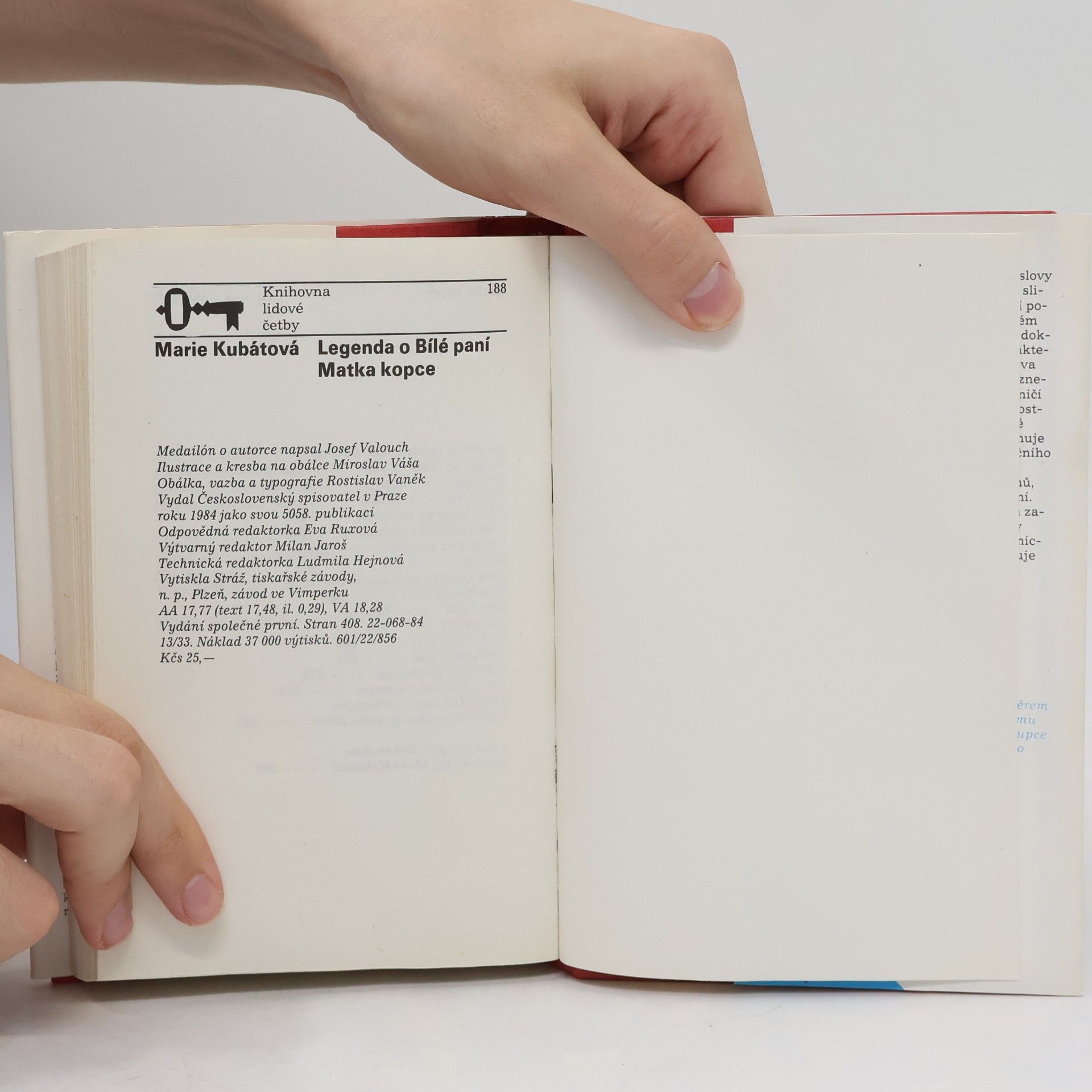 Marie Kubátová Legenda o Bílé paní. Matka kopce